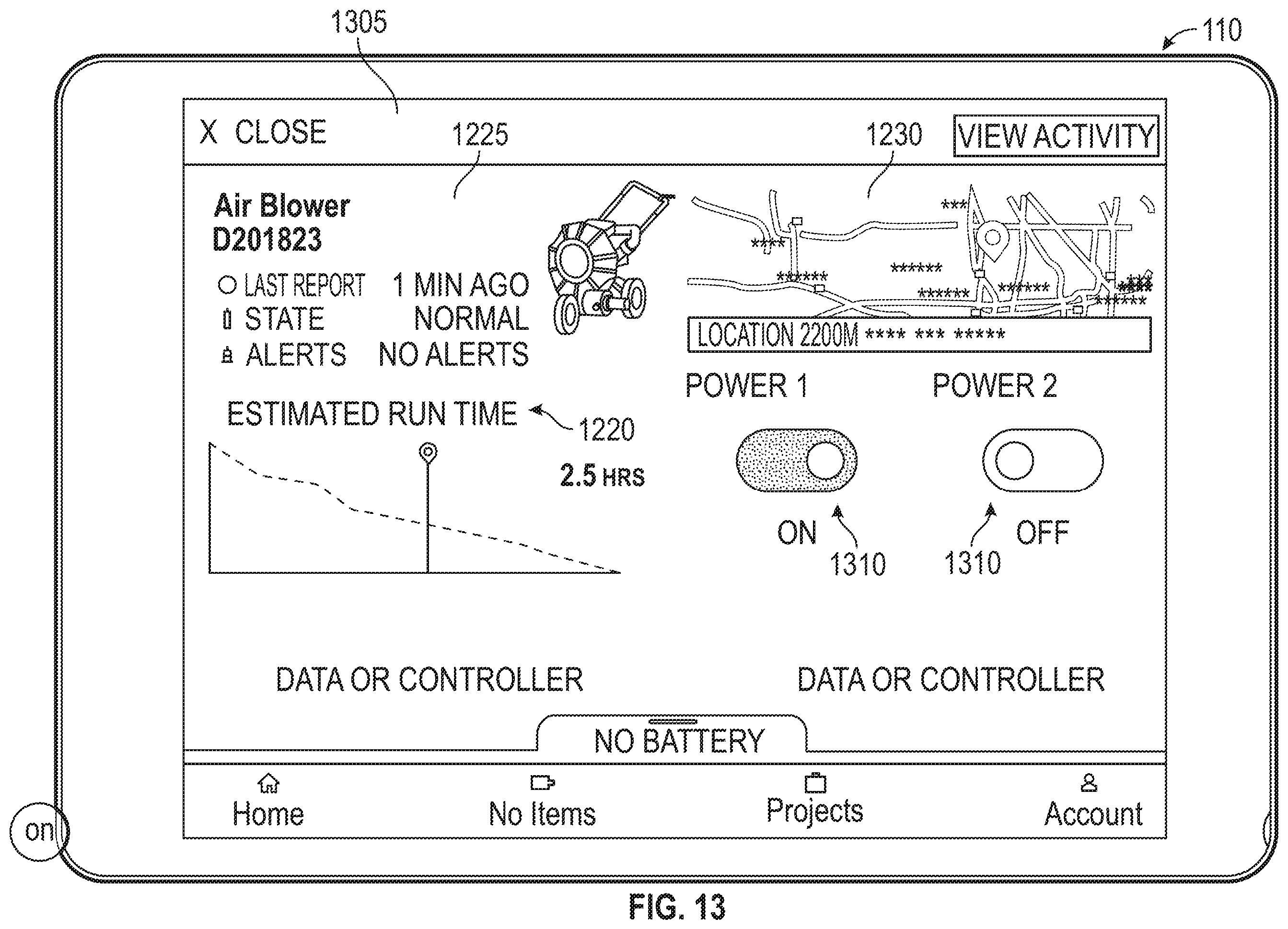 Patent US12592577 Figure 17 – Battery management system for battery powered equipment