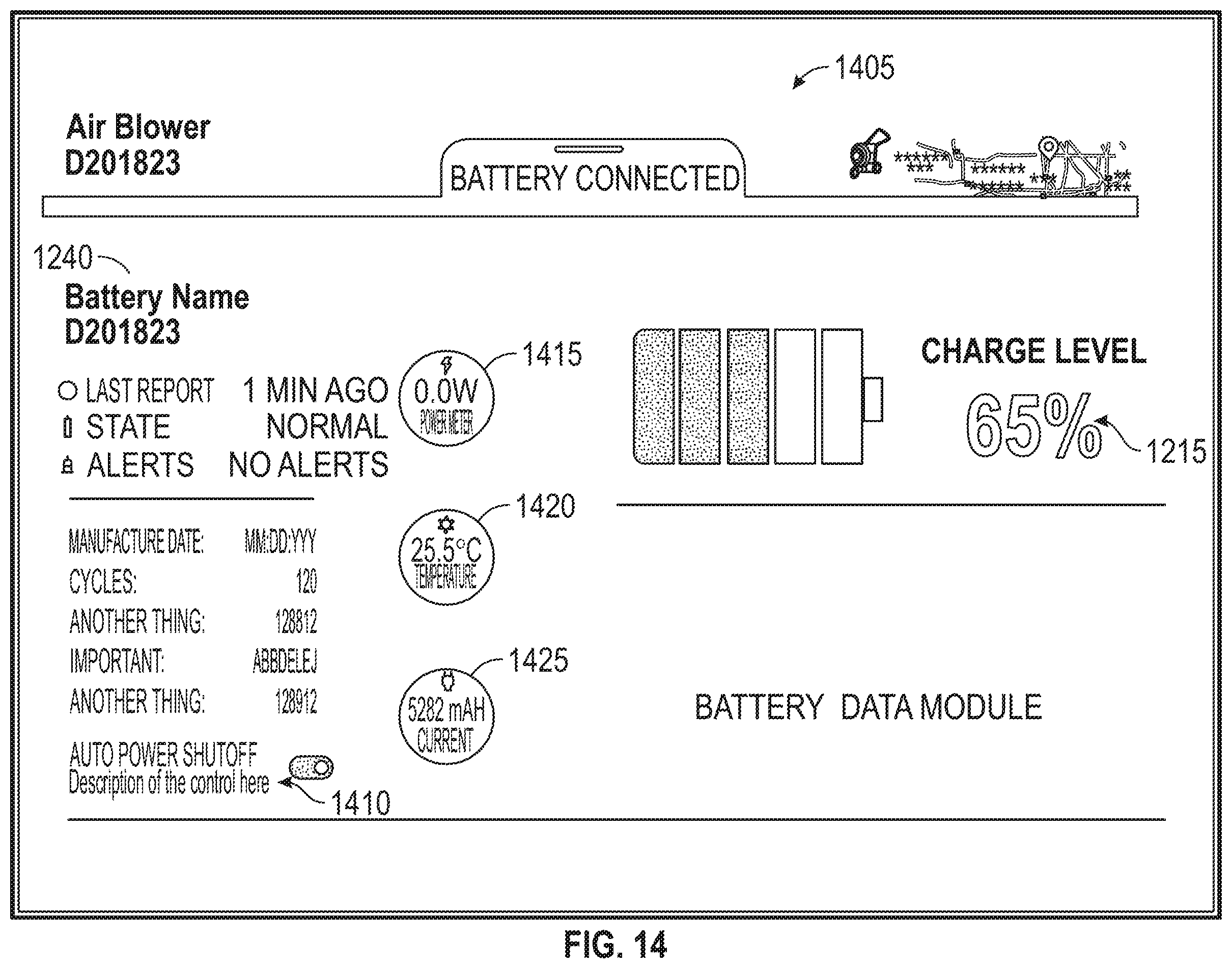 Patent US12592577 Figure 18 – Battery management system for battery powered equipment