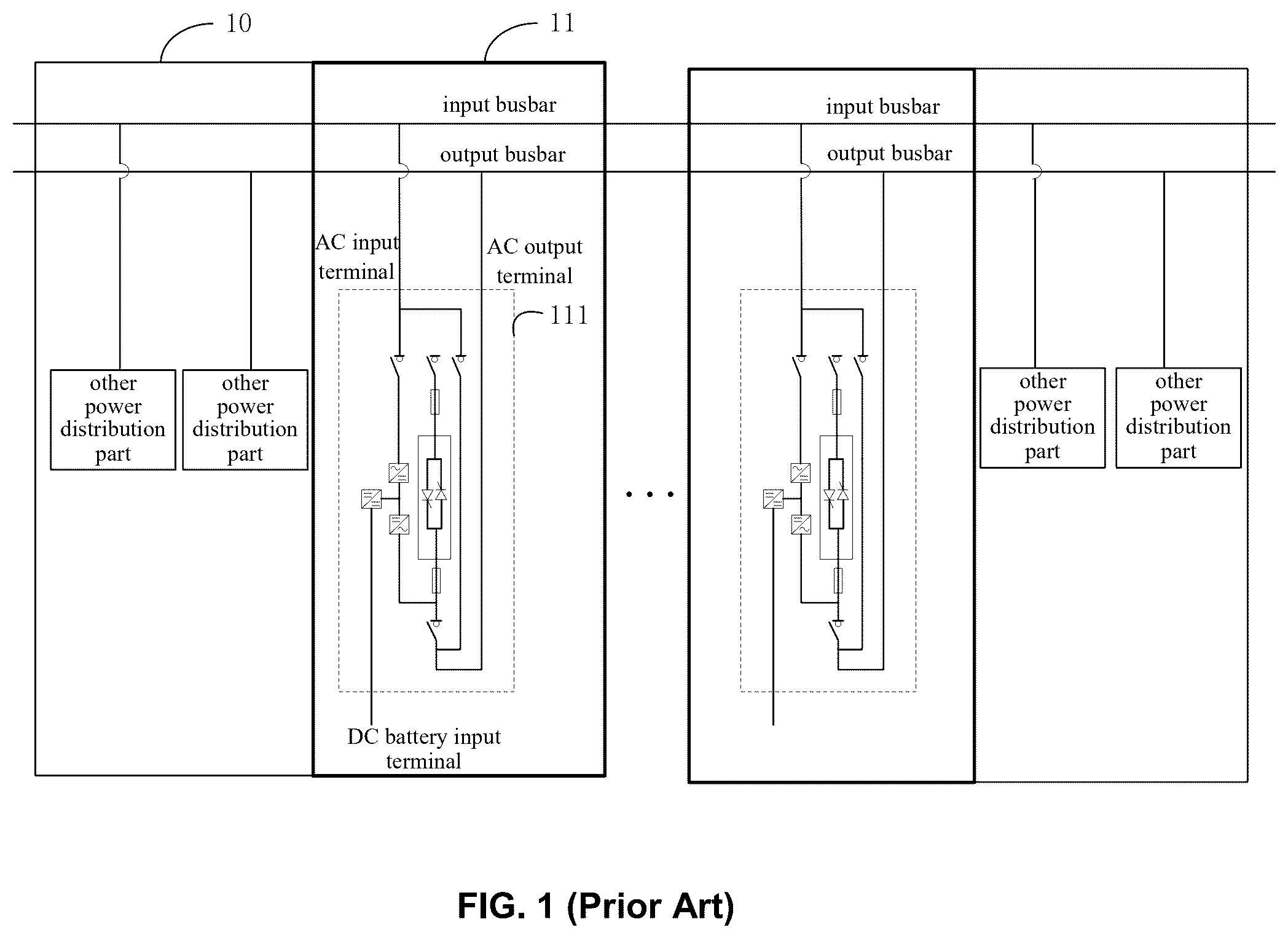 Patent US12592580 Figure 1 – Power module and power distribution system