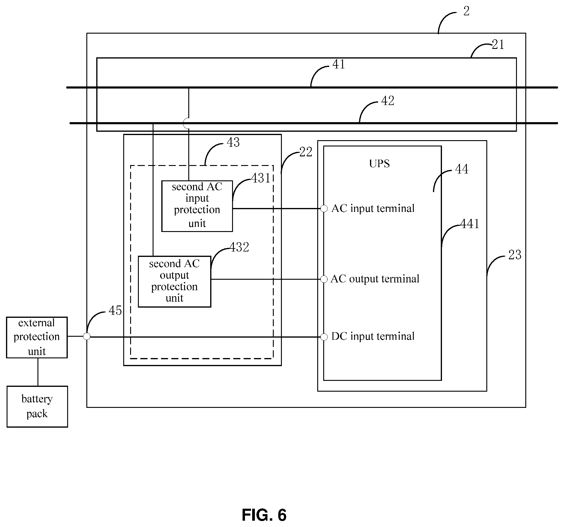 Patent US12592580 Figure 6 – Power module and power distribution system