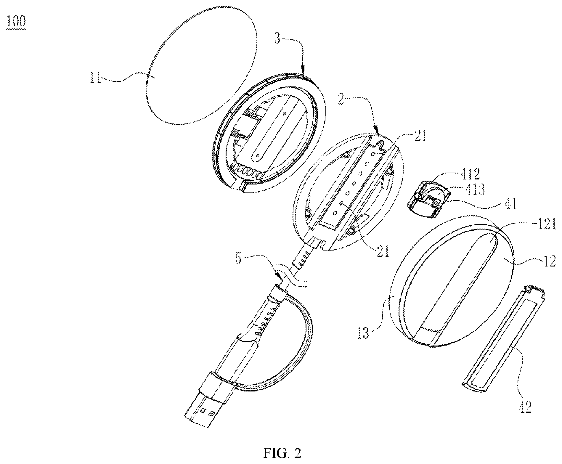 Patent US12592585 Figure 2 – Wireless charger
