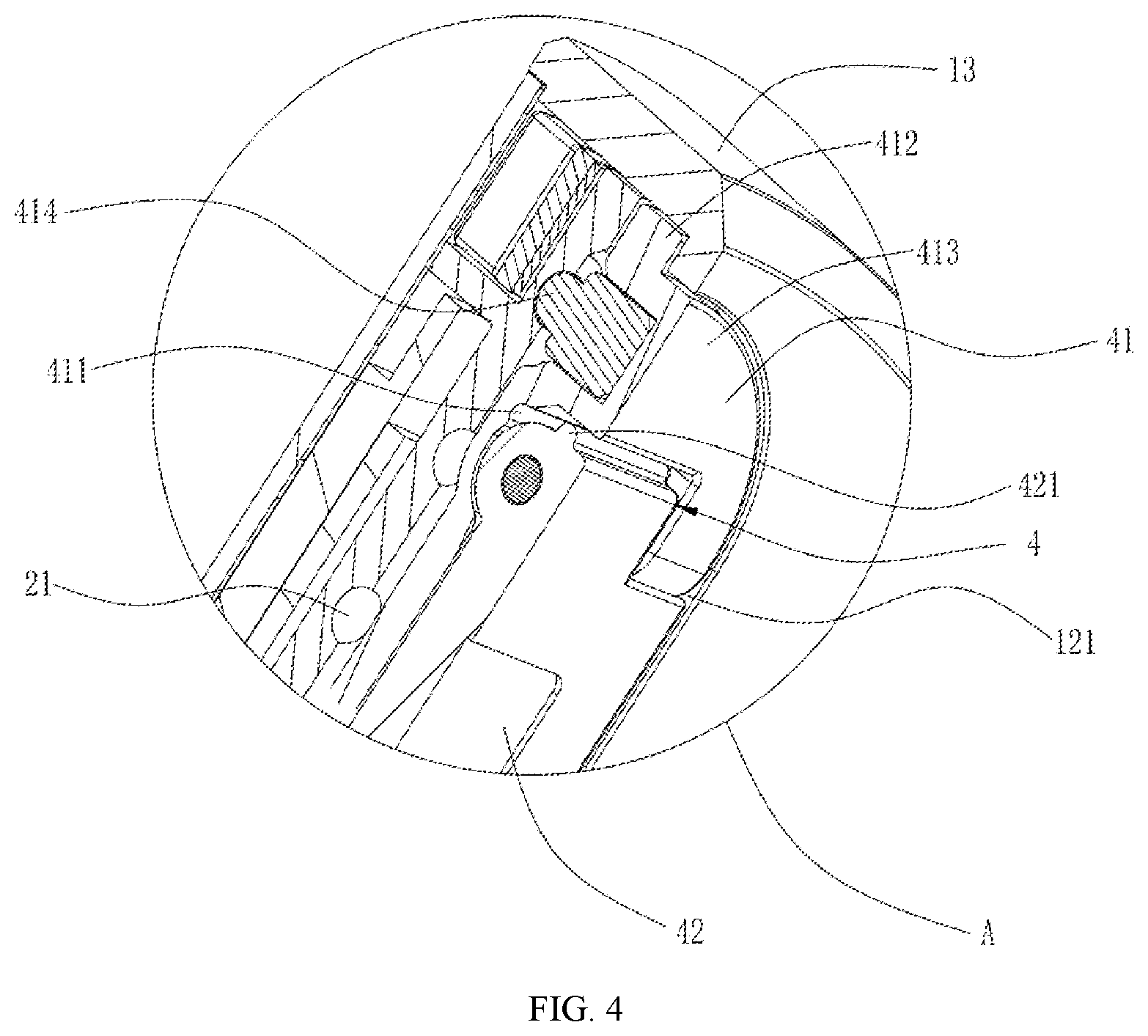 Patent US12592585 Figure 4 – Wireless charger