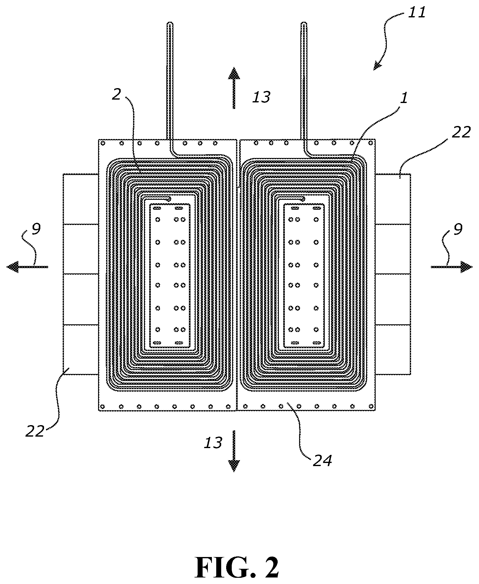 Patent US12592588 Figure 2 – Wireless power transfer coupler