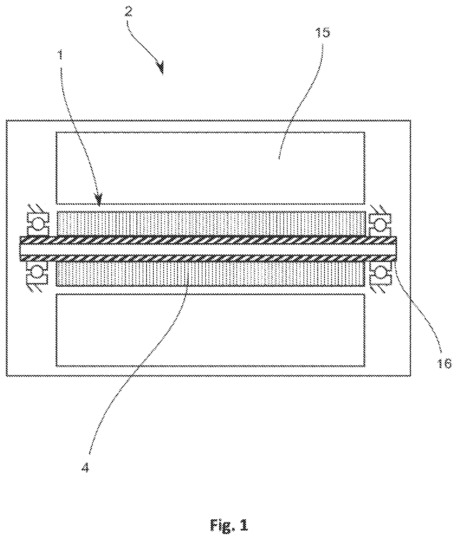 Patent US12592593 Figure 1 – Rotor, method for manufacturing a rotor, and electric machine