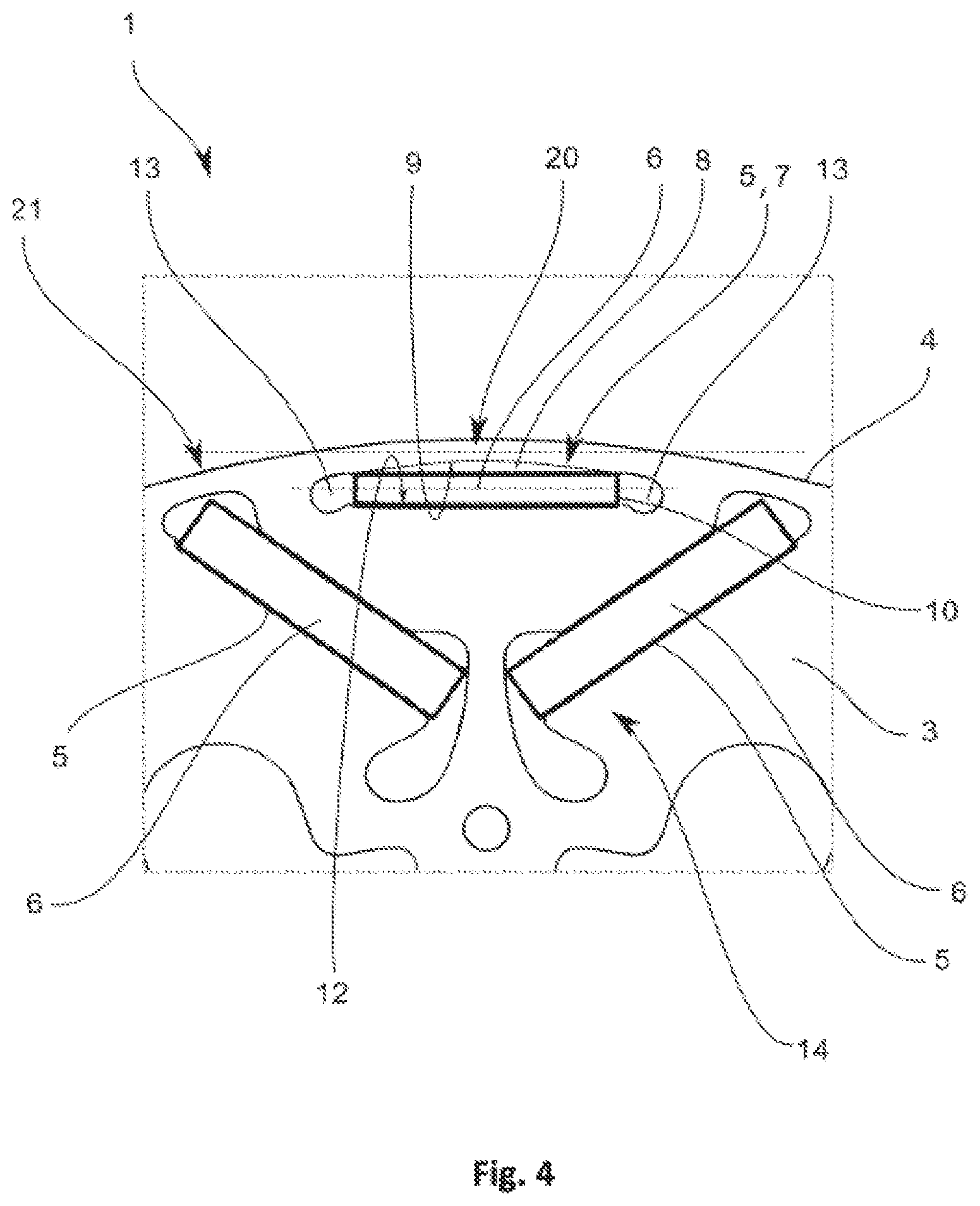 Patent US12592593 Figure 4 – Rotor, method for manufacturing a rotor, and electric machine