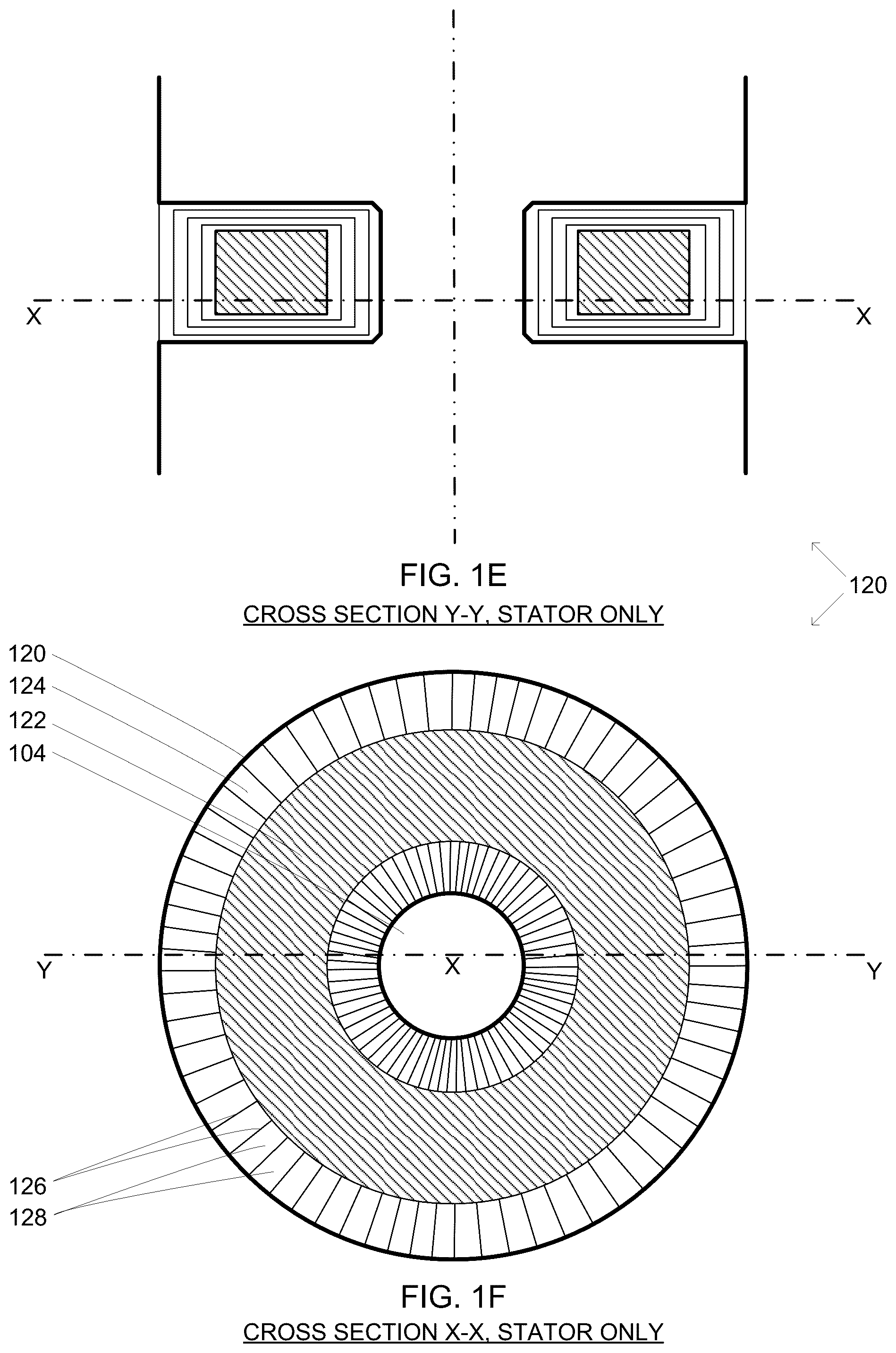 Patent US12592595 Figure 3 – Electric motor with axial and radial permanent magnets