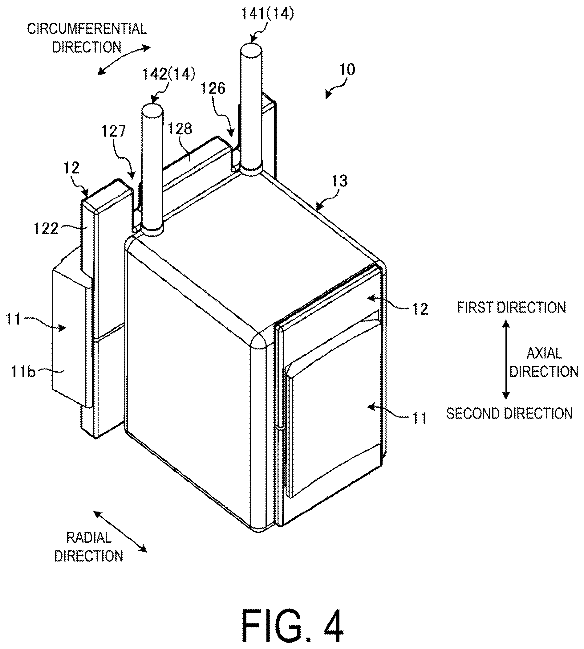 Patent US12592600 Figure 4 – Motor