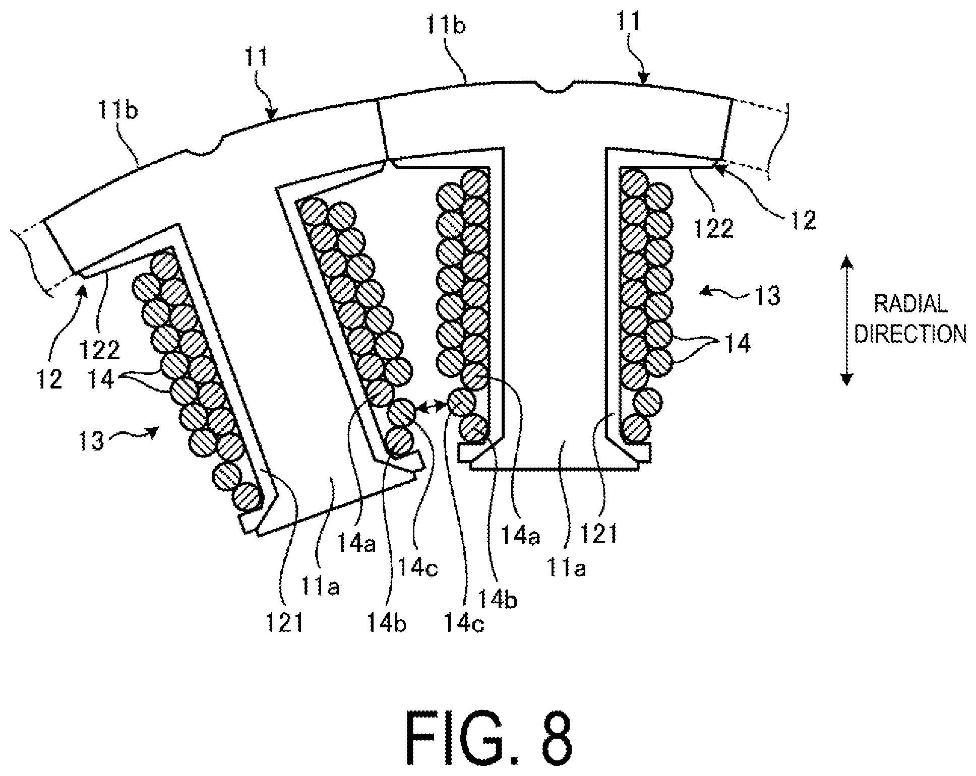 Patent US12592600 Figure 8 – Motor
