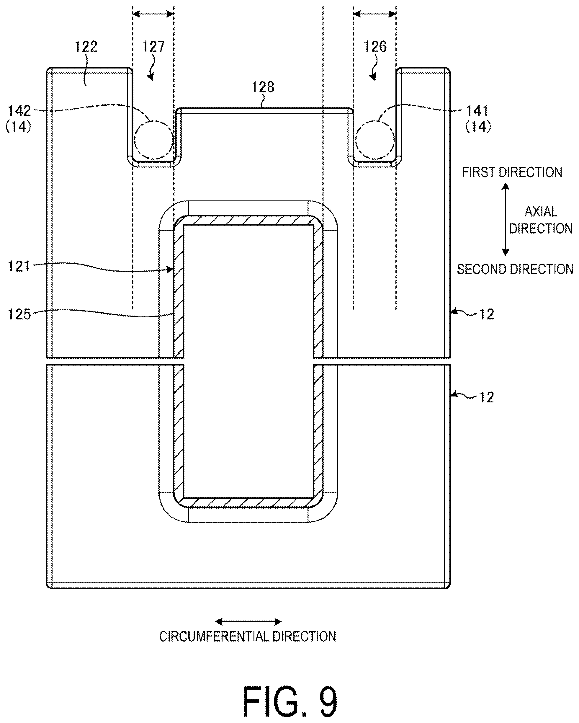 Patent US12592600 Figure 9 – Motor
