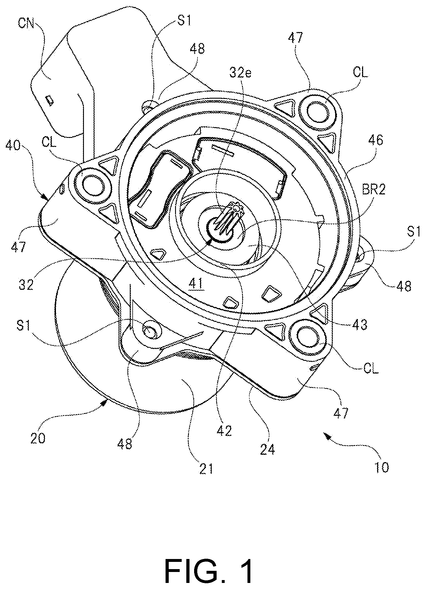 Patent US12592601 Figure 1 – Motor device