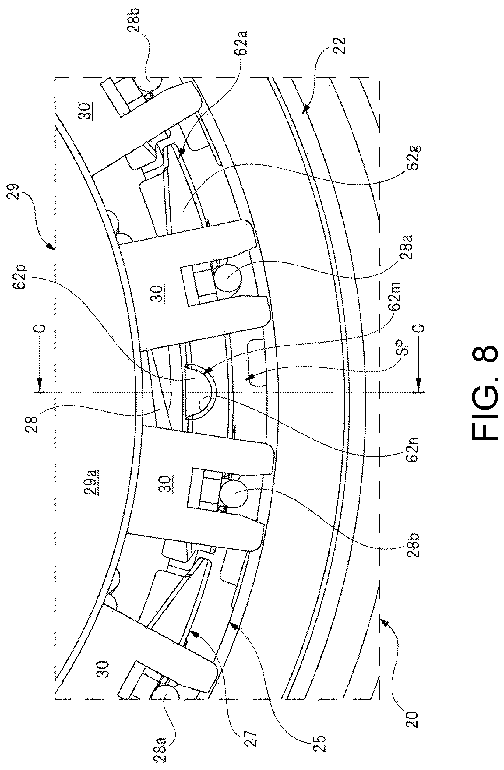 Patent US12592601 Figure 8 – Motor device