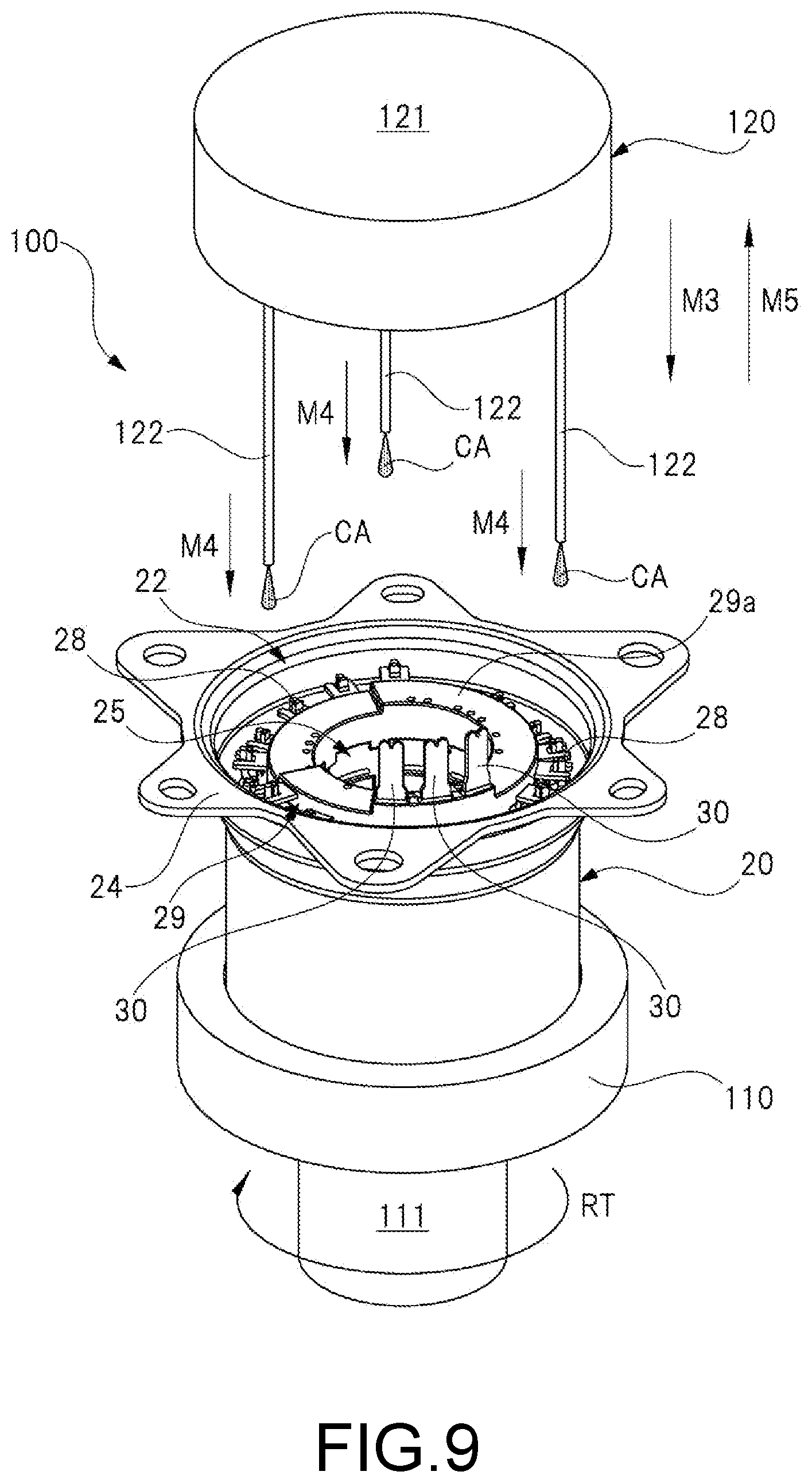 Patent US12592601 Figure 9 – Motor device