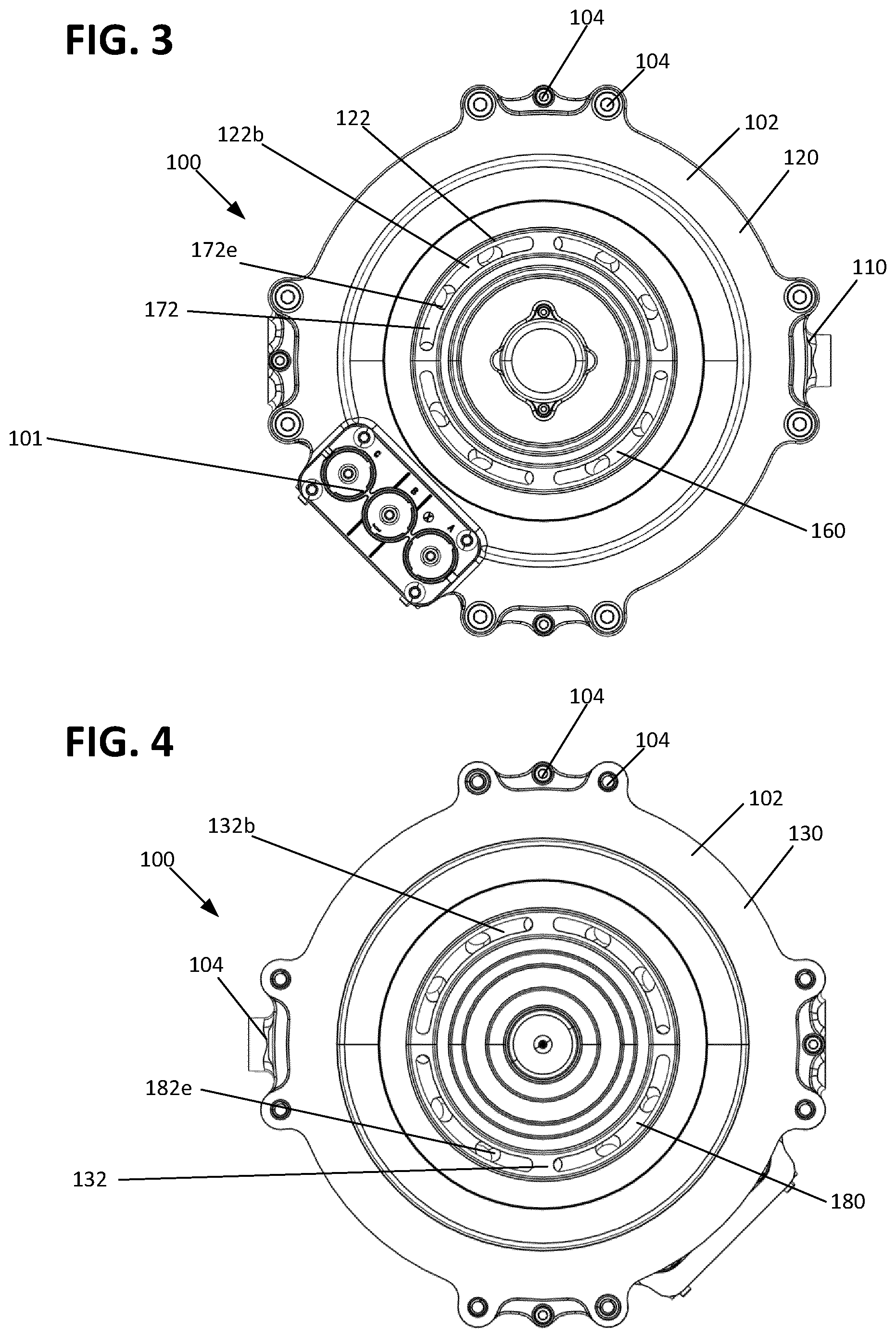 Patent US12592606 Figure 2 – Axial flux motor with air cooling system