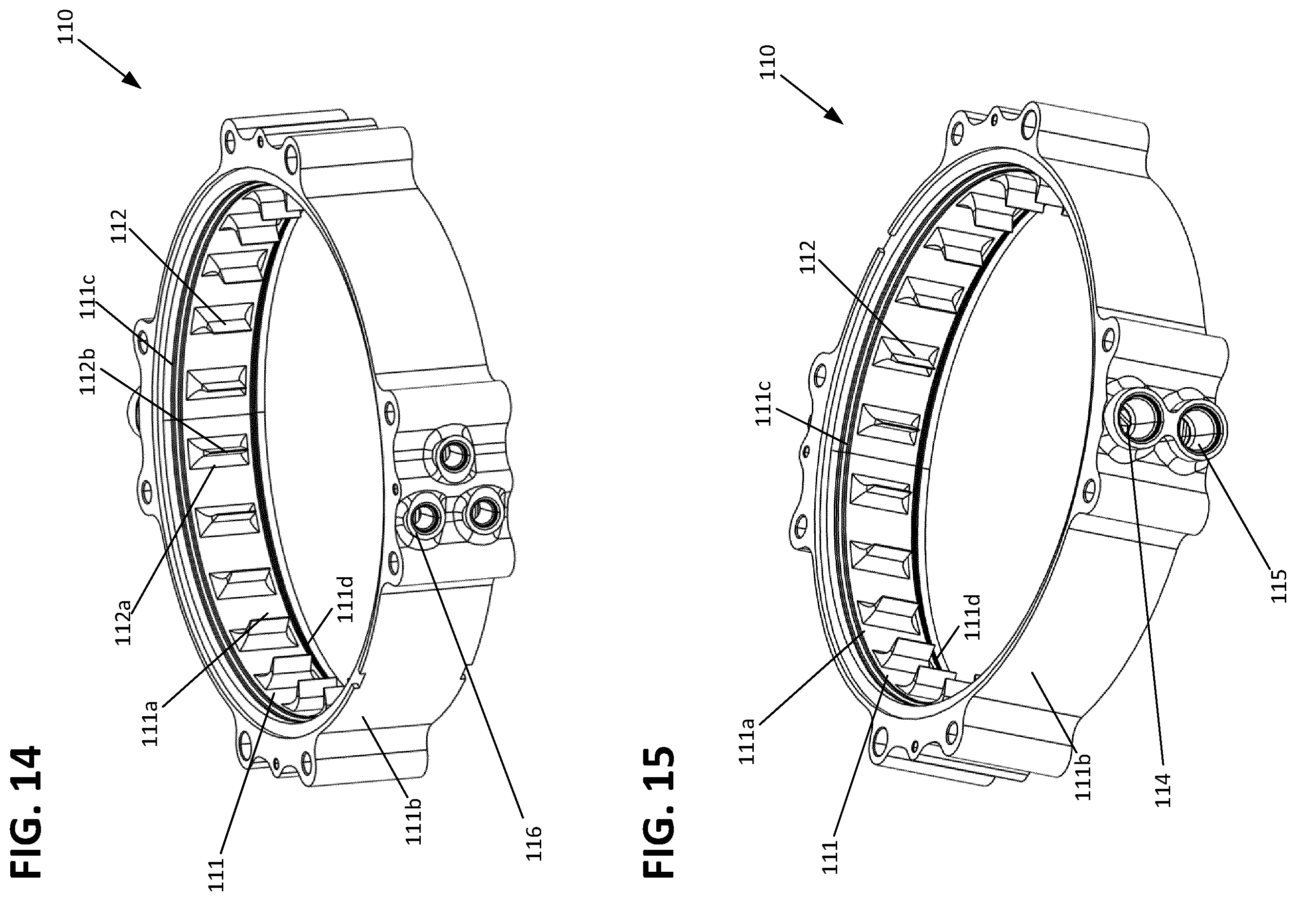 Patent US12592606 Figure 10 – Axial flux motor with air cooling system