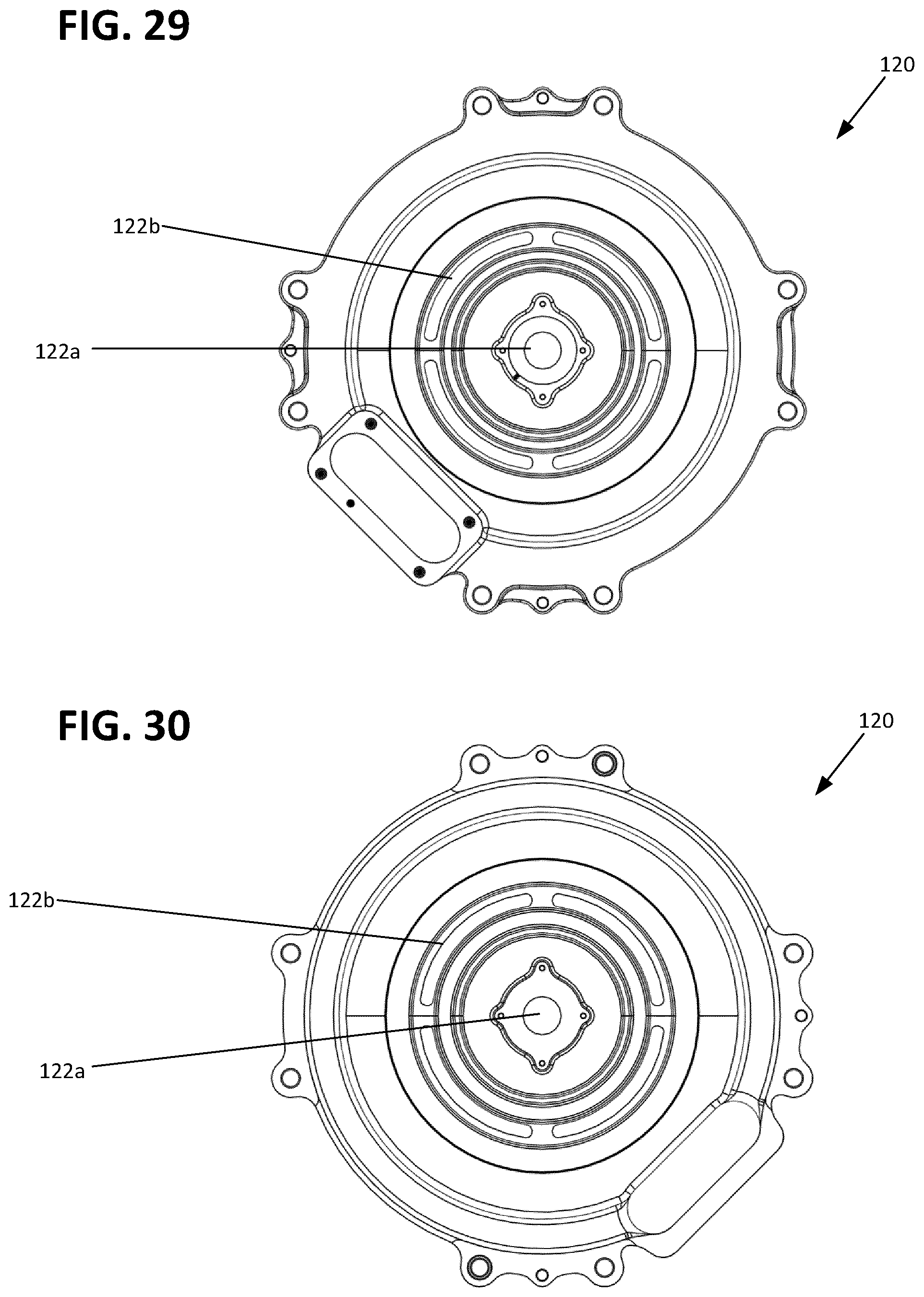 Patent US12592606 Figure 17 – Axial flux motor with air cooling system