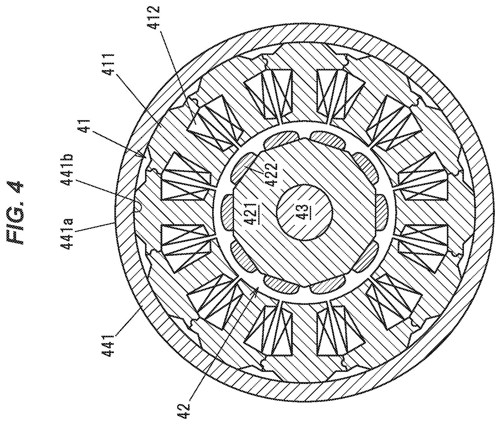 Patent US12592608 Figure 4 – Motor unit and vehicle steering device