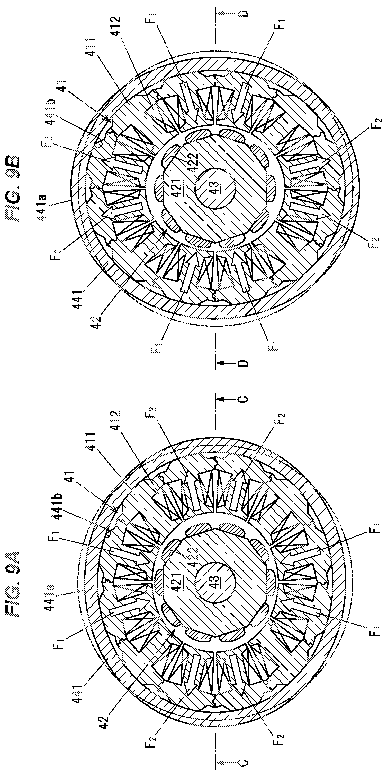 Patent US12592608 Figure 7 – Motor unit and vehicle steering device