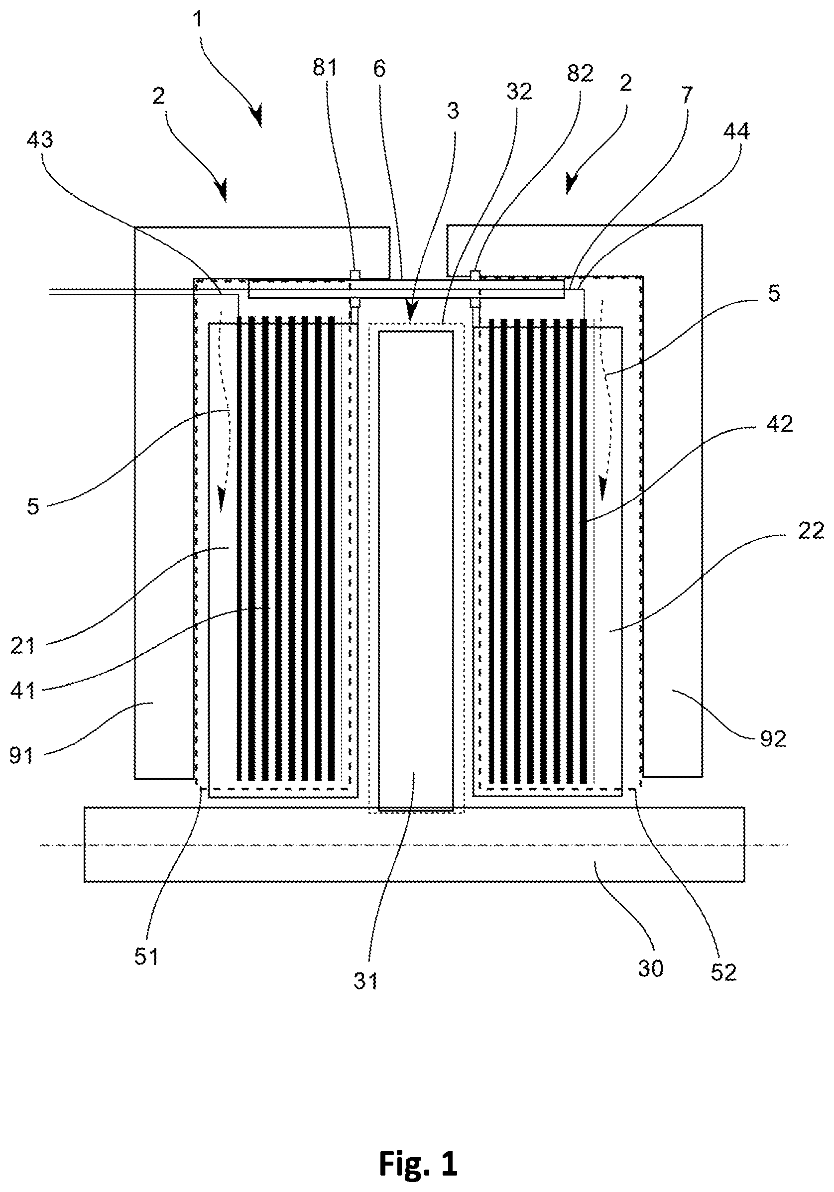 Patent US12592614 Figure 1 – Electric machine