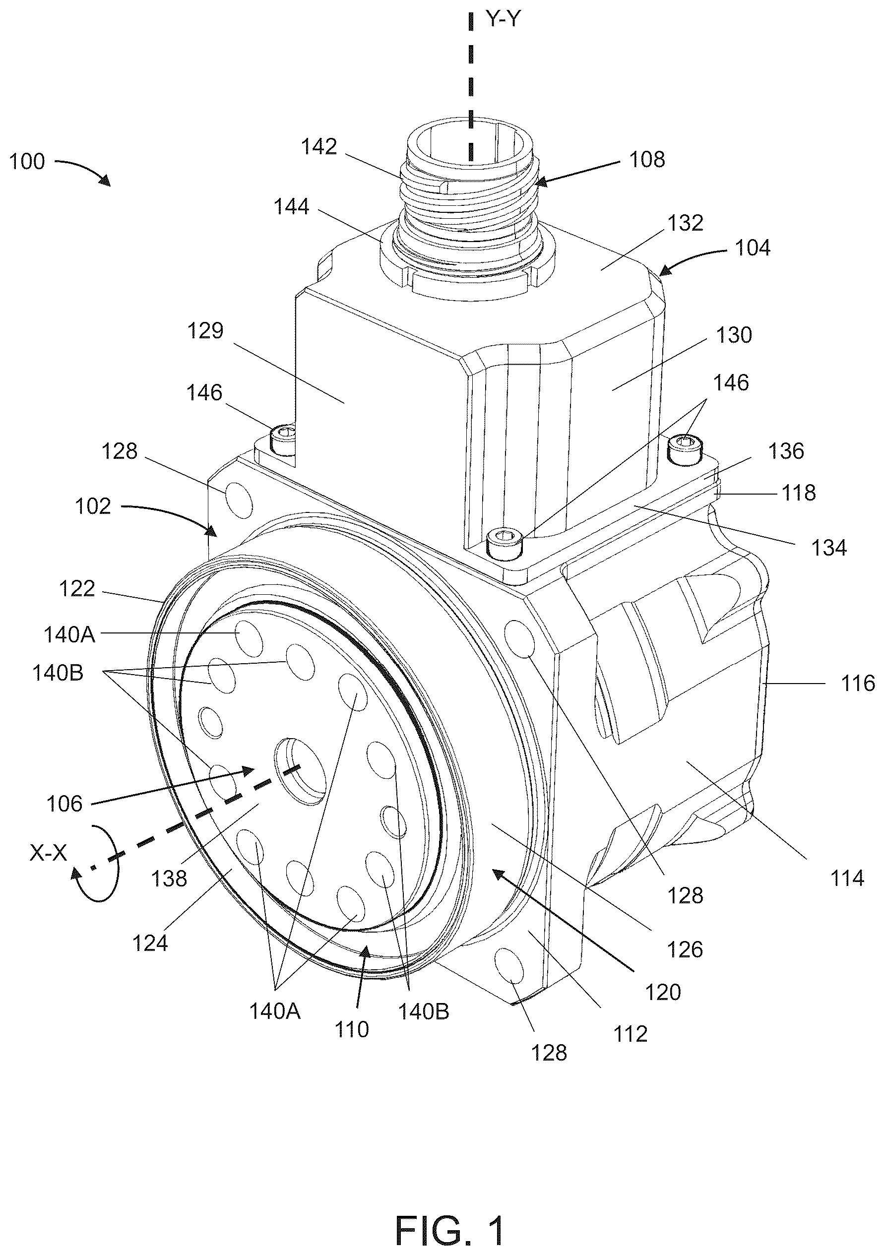 Patent US12592616 Figure 1 – Servo actuator with electromagnetic interference shielding