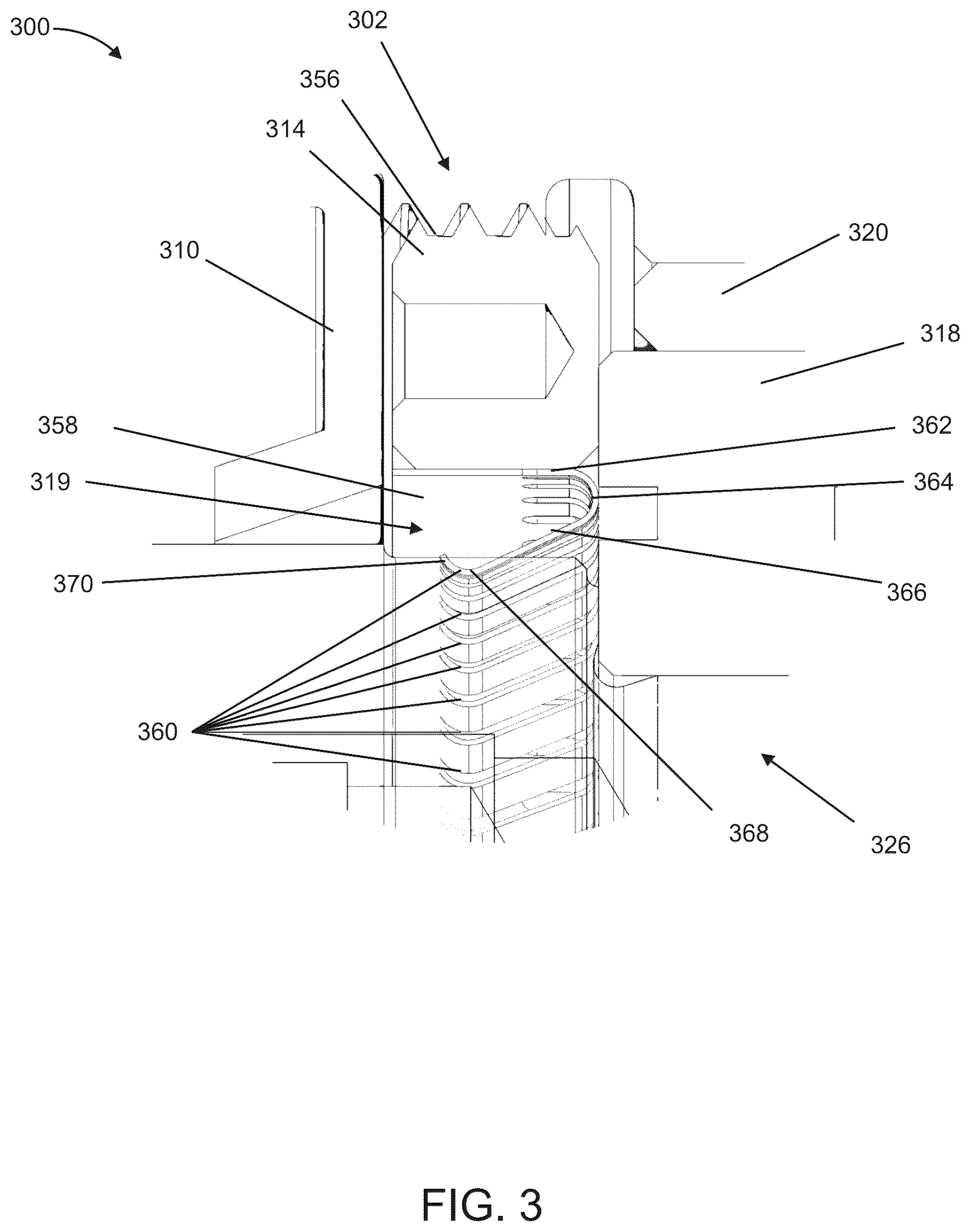 Patent US12592616 Figure 4 – Servo actuator with electromagnetic interference shielding