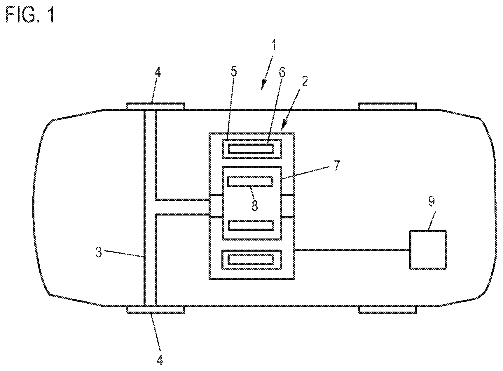 Patent US12592618 Figure 1 – Externally excited electric machine, motor vehicle, and method for producing an externally excited electric machine