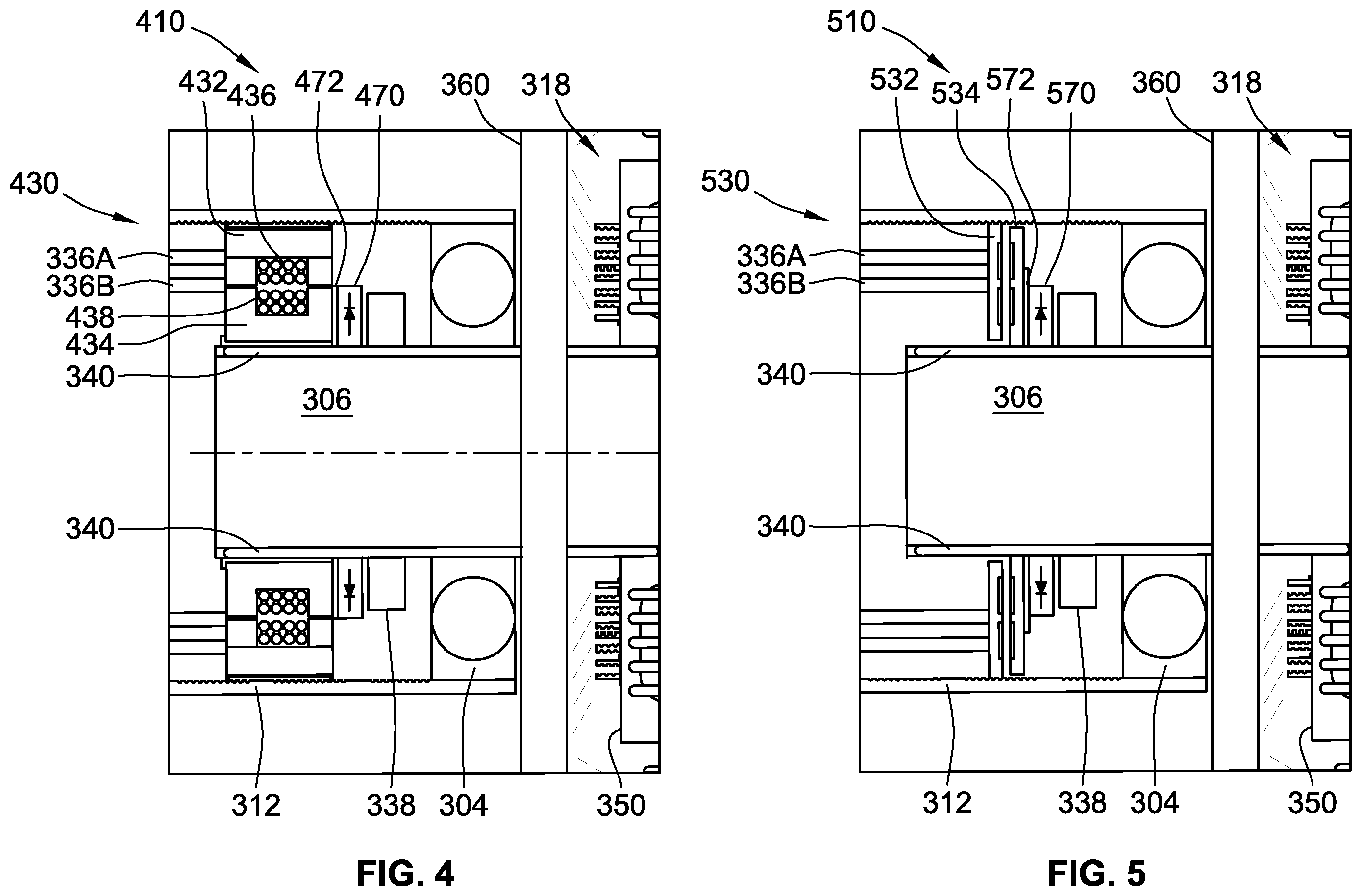 Patent US12592619 Figure 4 – Rotor shaft-mounted vapor chambers and heat pipes with endcap heat sinks for electric machines