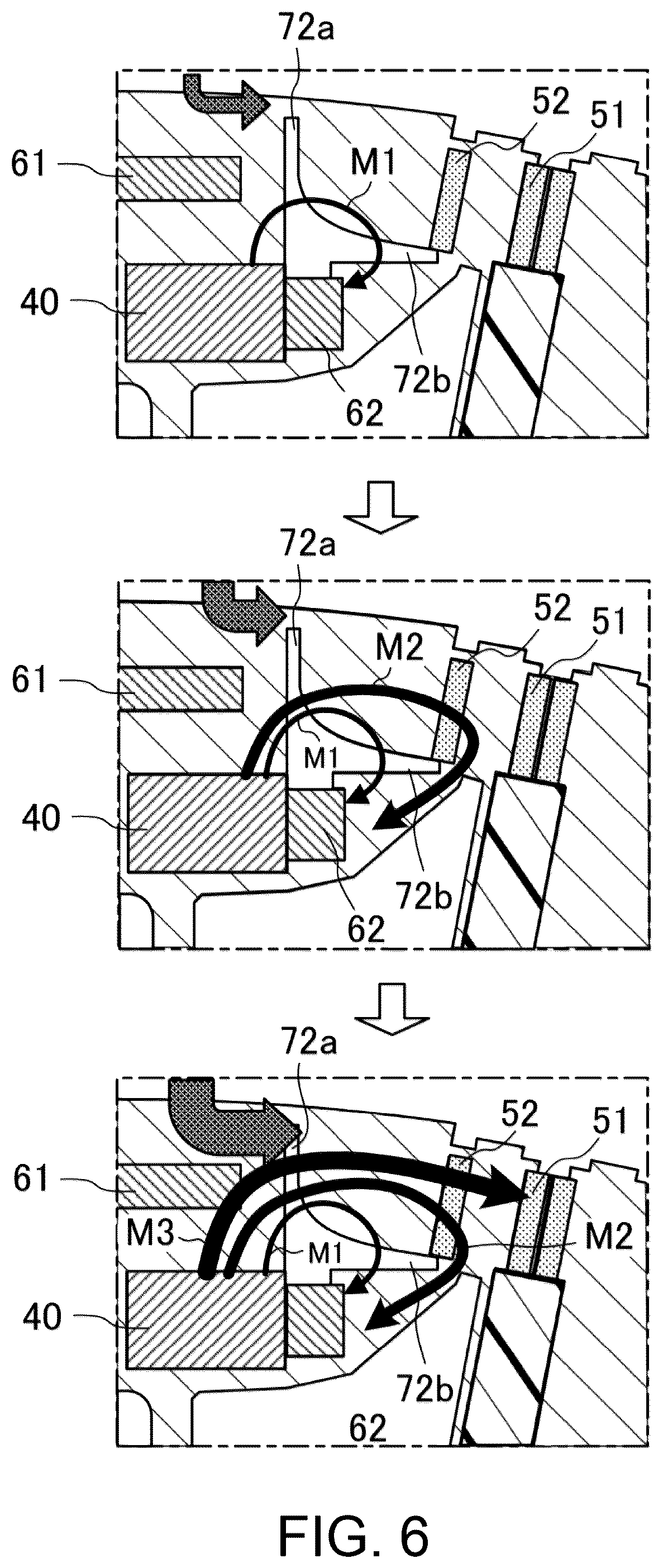 Patent US12592623 Figure 5 – Rotor structure of rotary electric machine