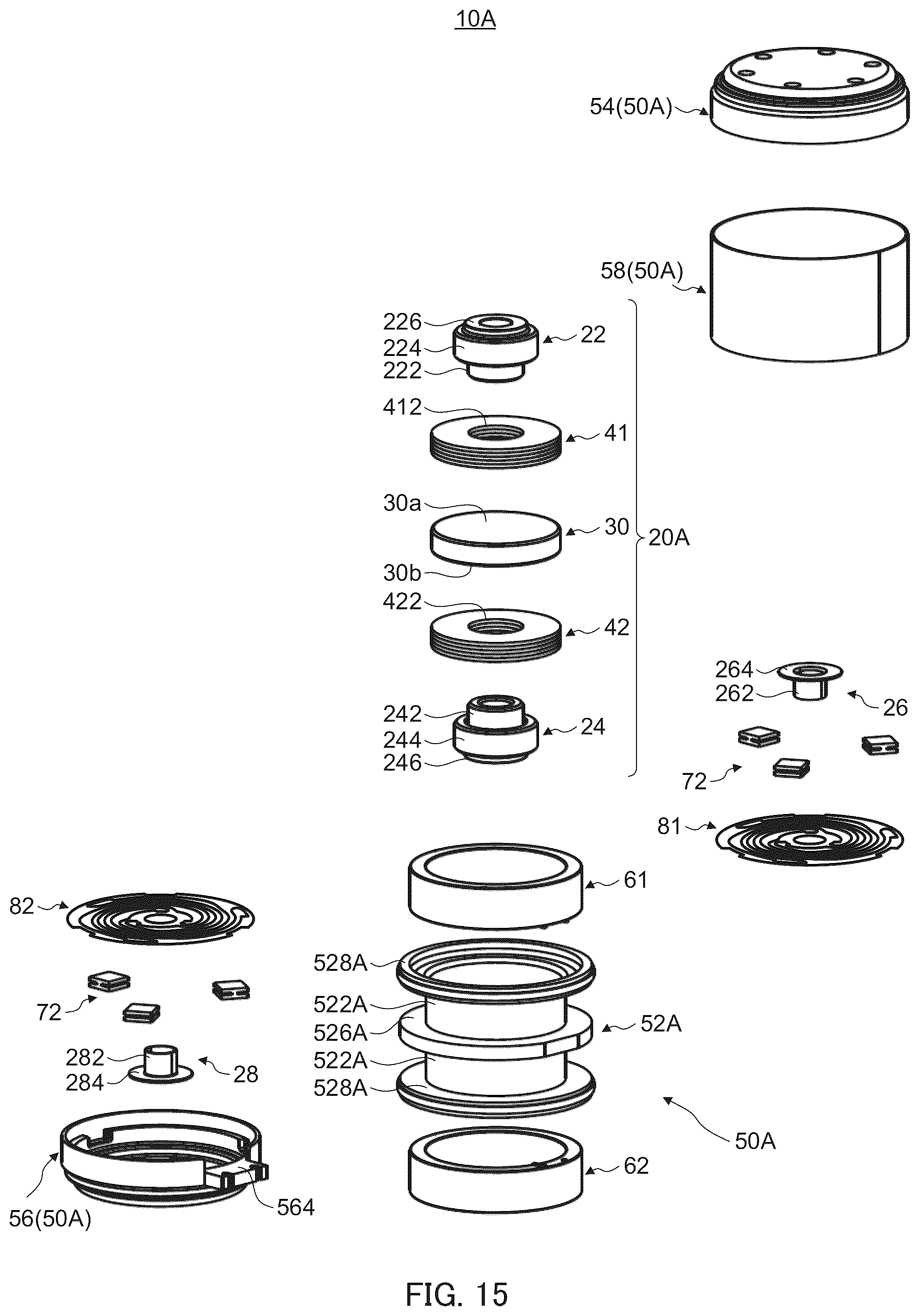 Patent US12592624 Figure 12 – Vibration actuator with movable body and fixing body having magnetic cylindrical body outside coil with length