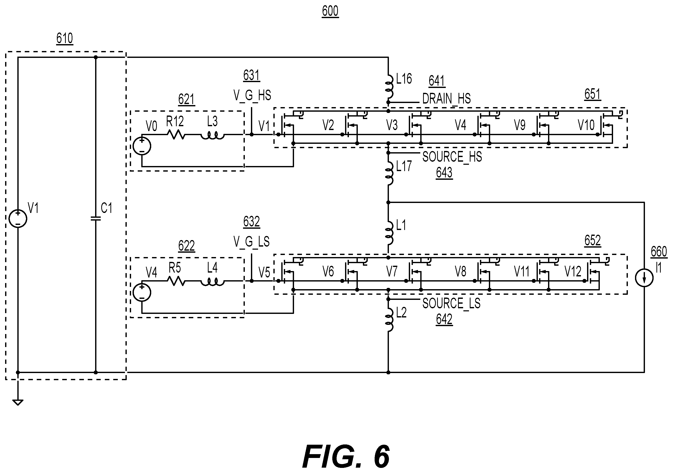 Patent US12592627 Figure 6 – Systems and methods for power switch control for inverter for electric vehicle