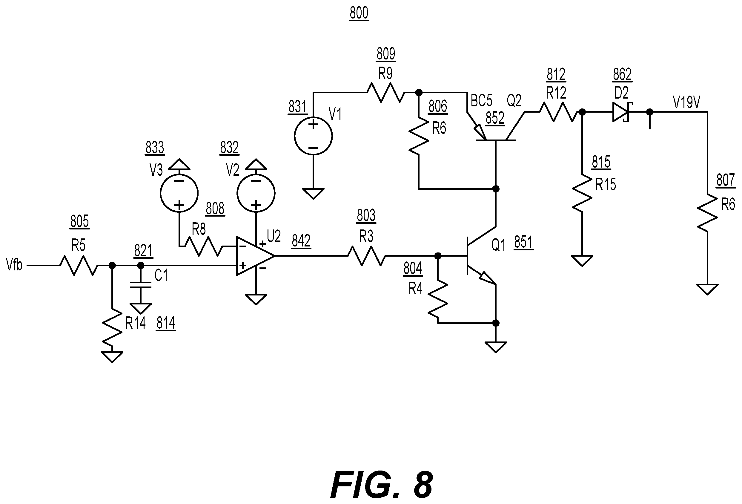 Patent US12592627 Figure 8 – Systems and methods for power switch control for inverter for electric vehicle