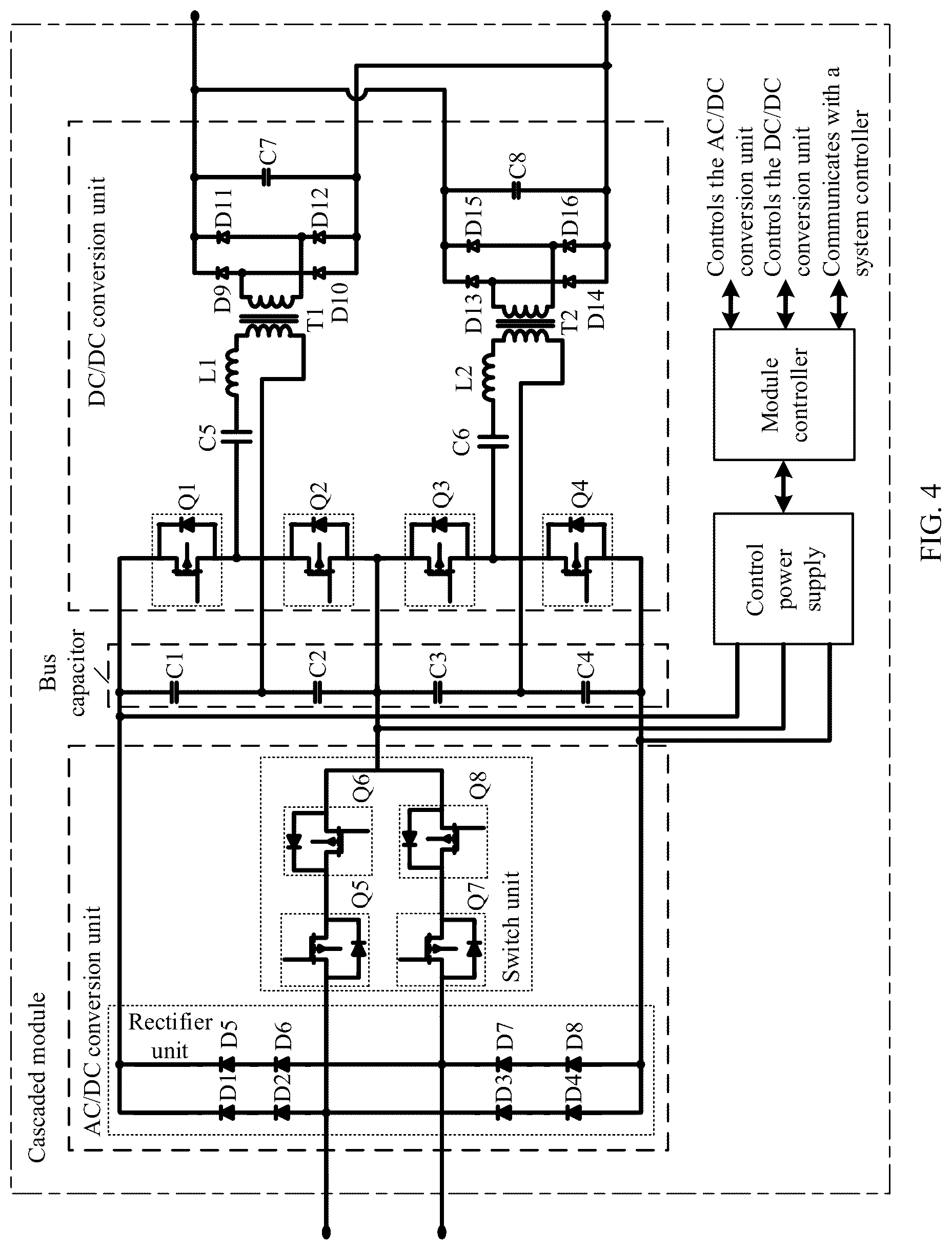 Patent US12592628 Figure 3 – Solid-state transformer and bus voltage equalization method for solid-state transformer