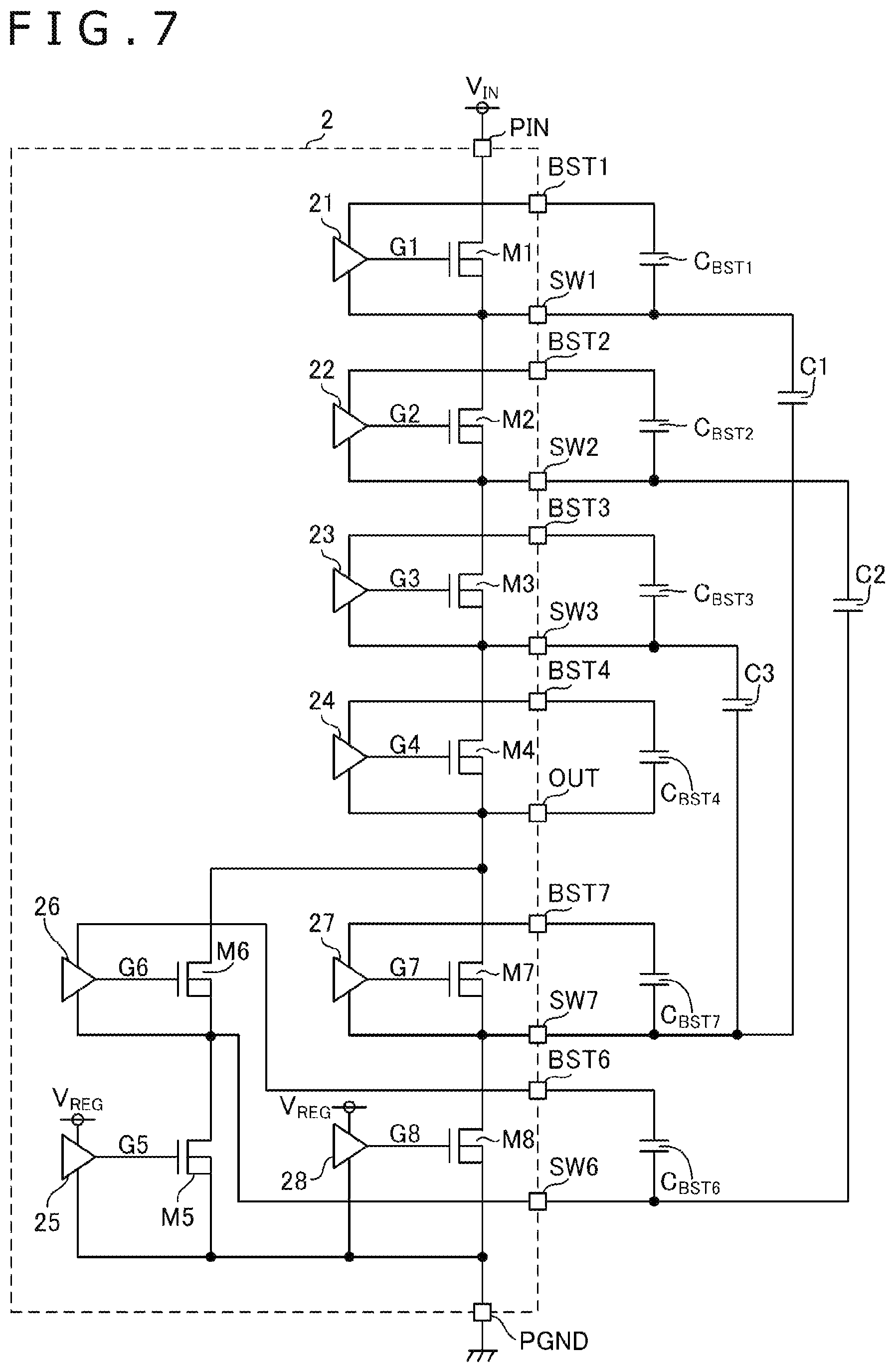 Patent US12592636 Figure 4 – Power supply semiconductor device, including a delay circuit to protect power transistor