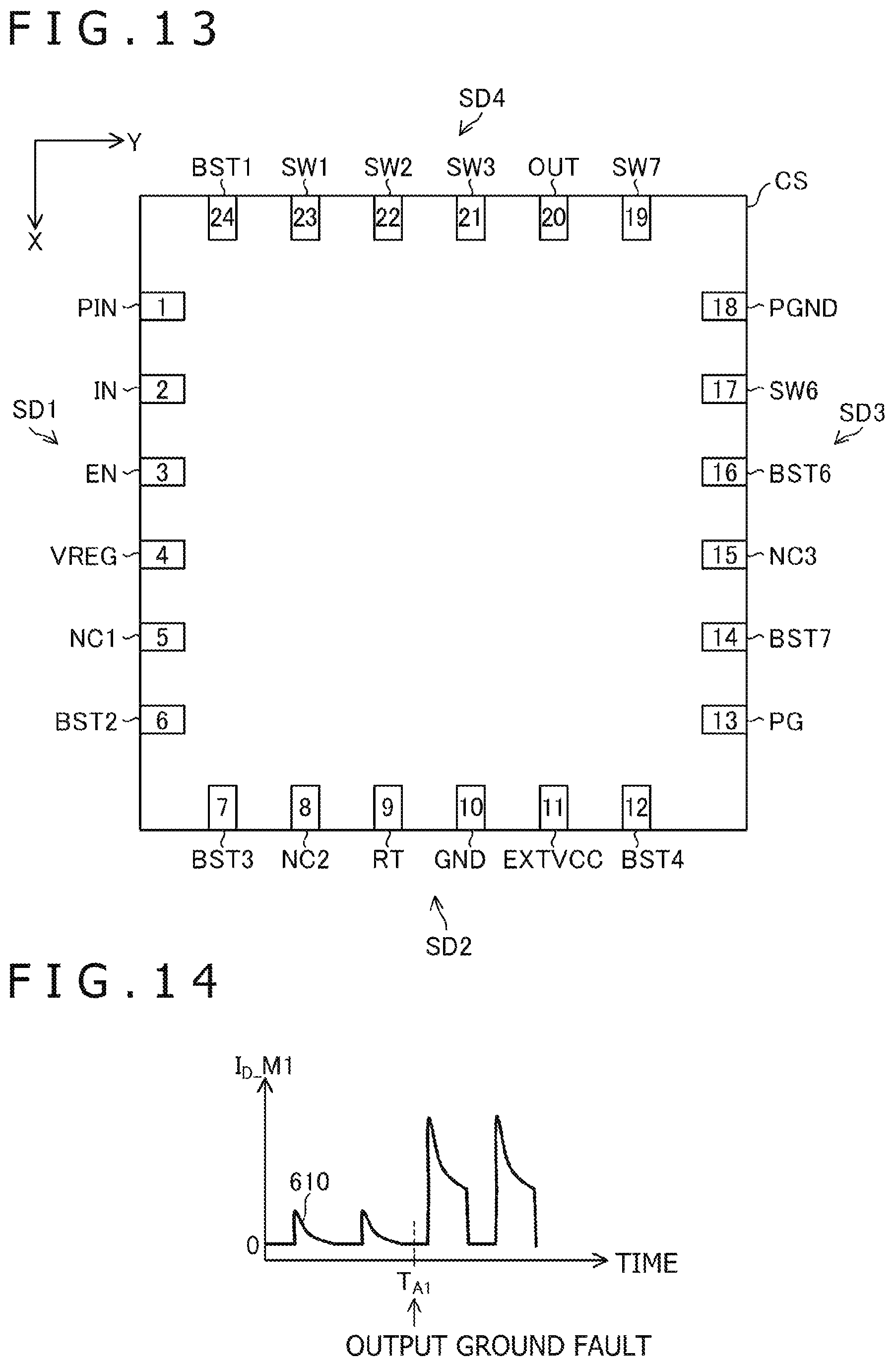 Patent US12592636 Figure 9 – Power supply semiconductor device, including a delay circuit to protect power transistor