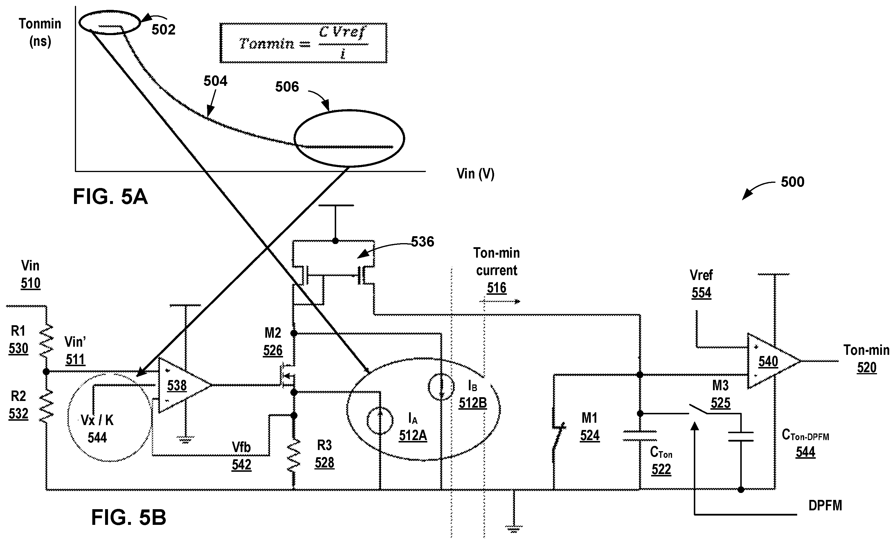 Patent US12592638 Figure 5 – Power converter efficiency boost at low loads, keeping maximum constant switching frequency operation range