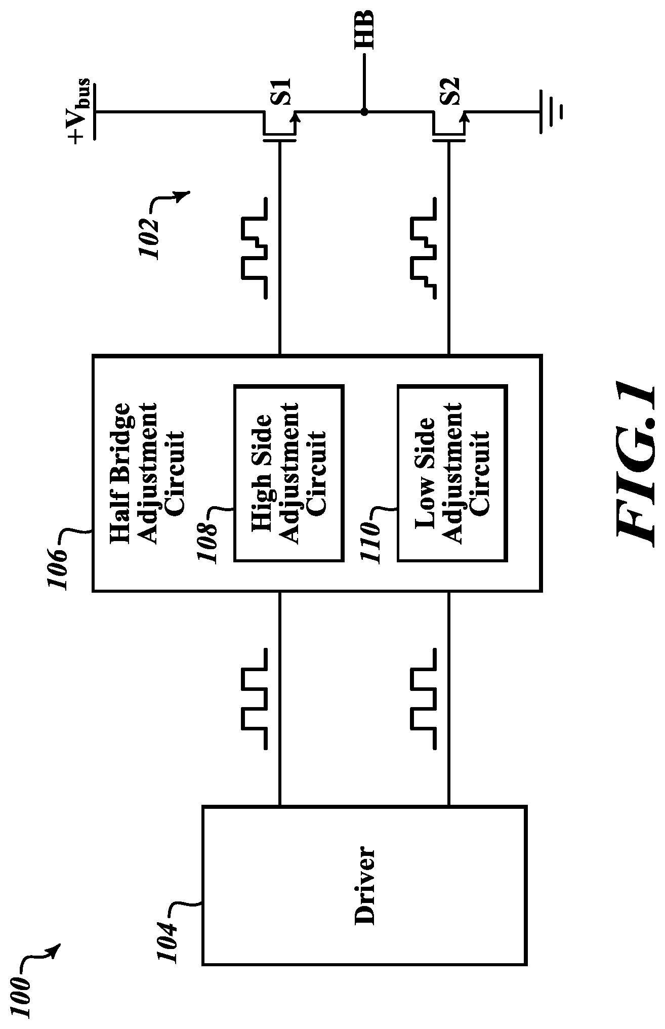 Patent US12592640 Figure 1 – Circuit and method for reducing driving losses in GAN switches