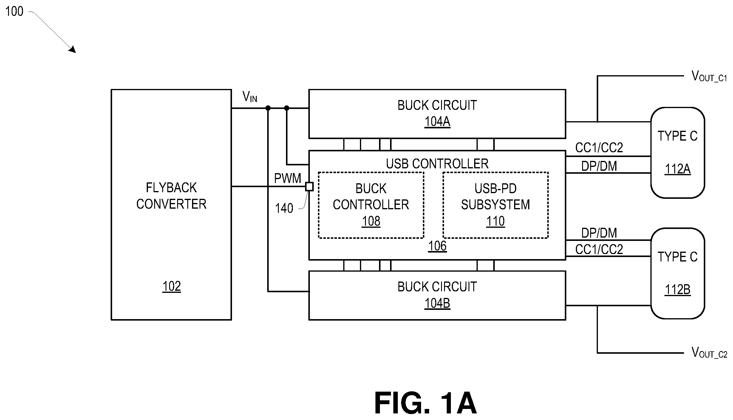 Patent US12592643 — Power adapter power delivery — Figure 1