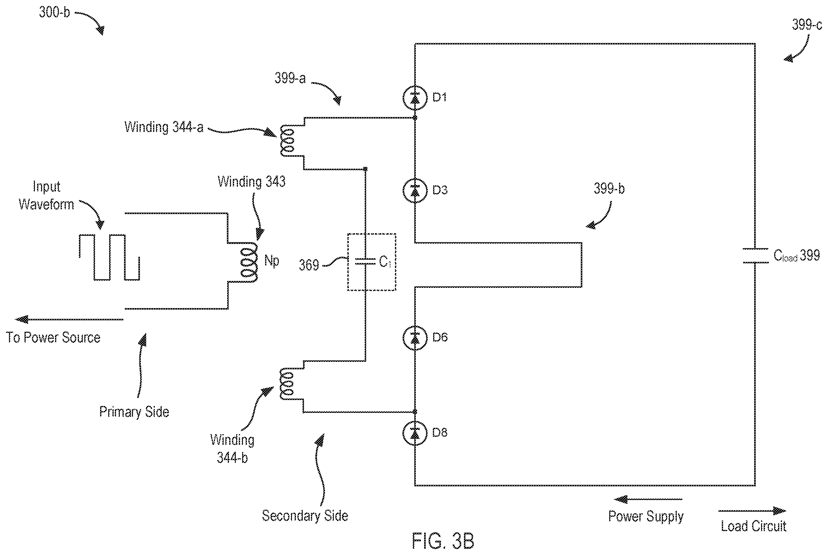 Patent US12592645 Figure 6 – Switched-in voltage doubler utilizing parallel/series rectifier output