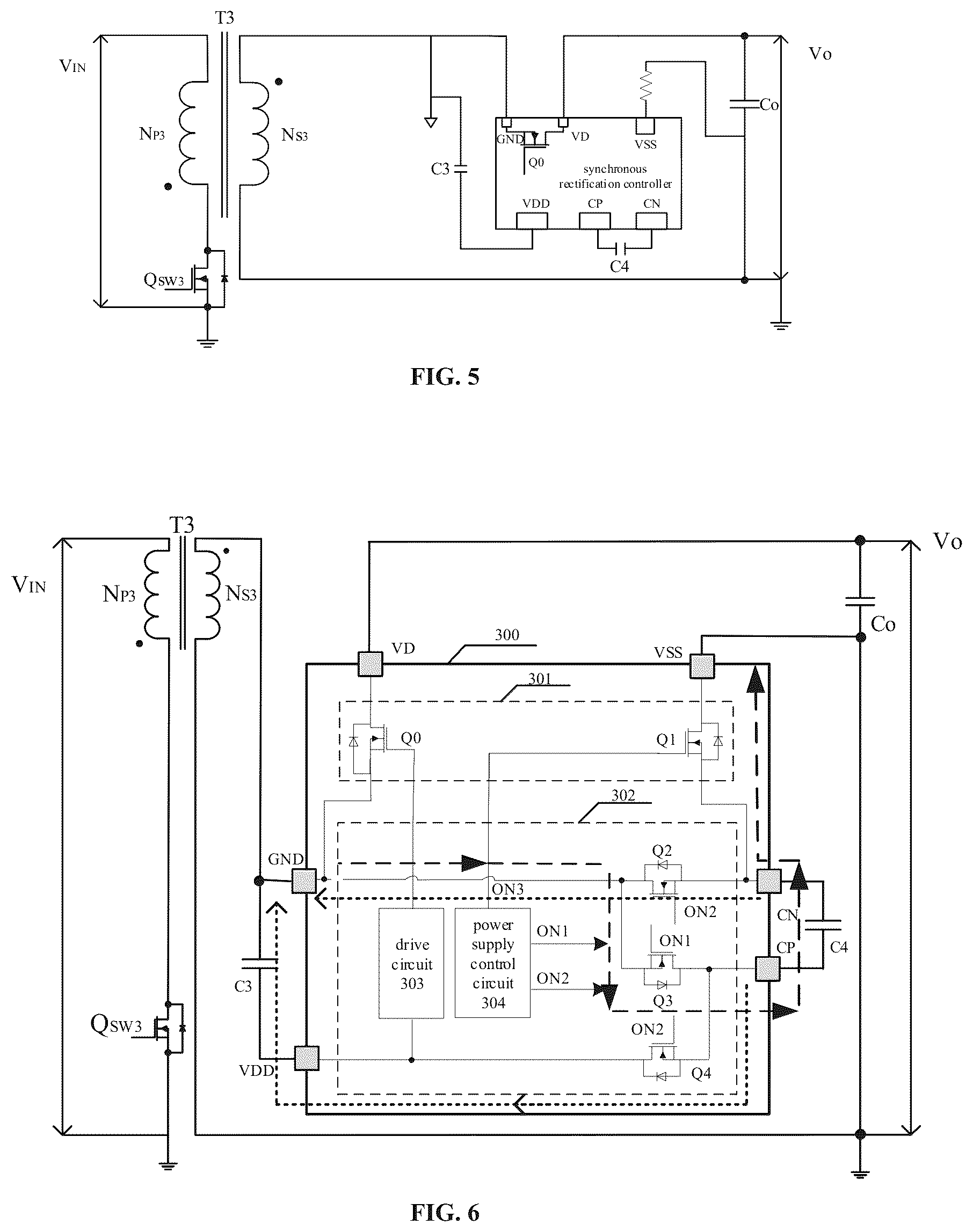 Patent US12592649 Figure 3 – Synchronous rectification controller and switching power supply