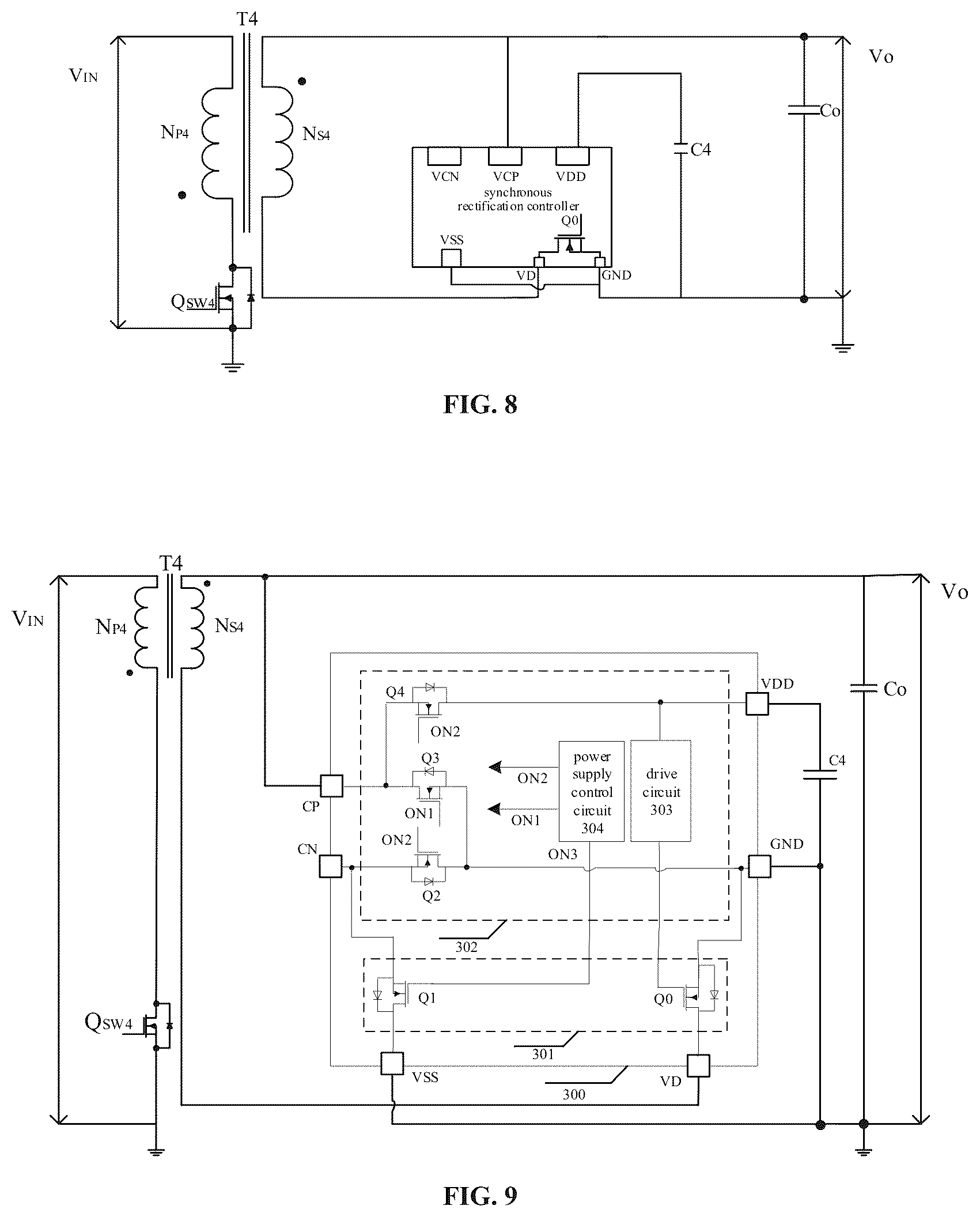Patent US12592649 Figure 5 – Synchronous rectification controller and switching power supply