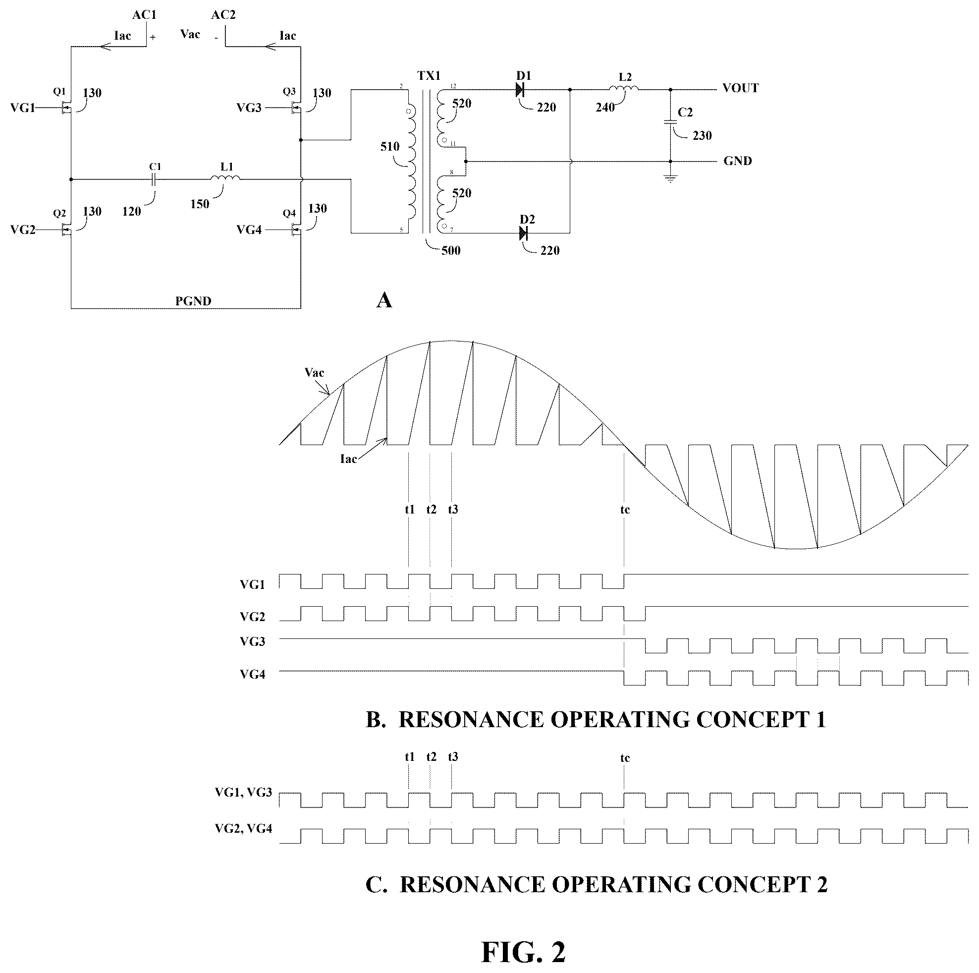 Patent US12592652 Figure 2 – Hig efficiency AC-DC converter