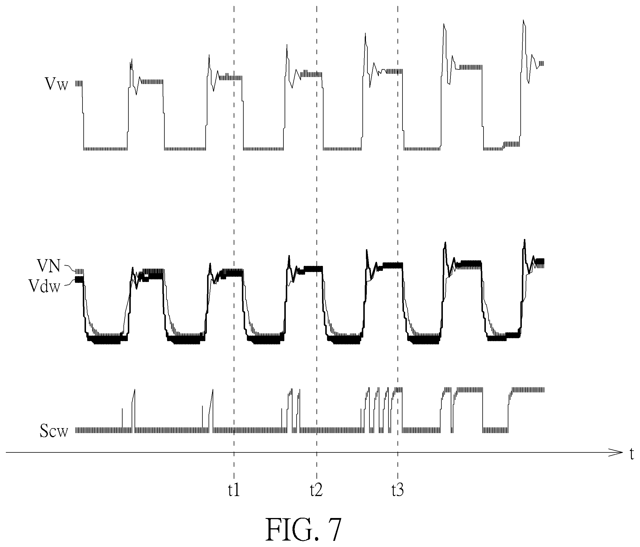 Patent US12592656 Figure 7 – Sensorless motor circuit providing accurate back electromotive force zero-crossing point detection and operation method thereof
