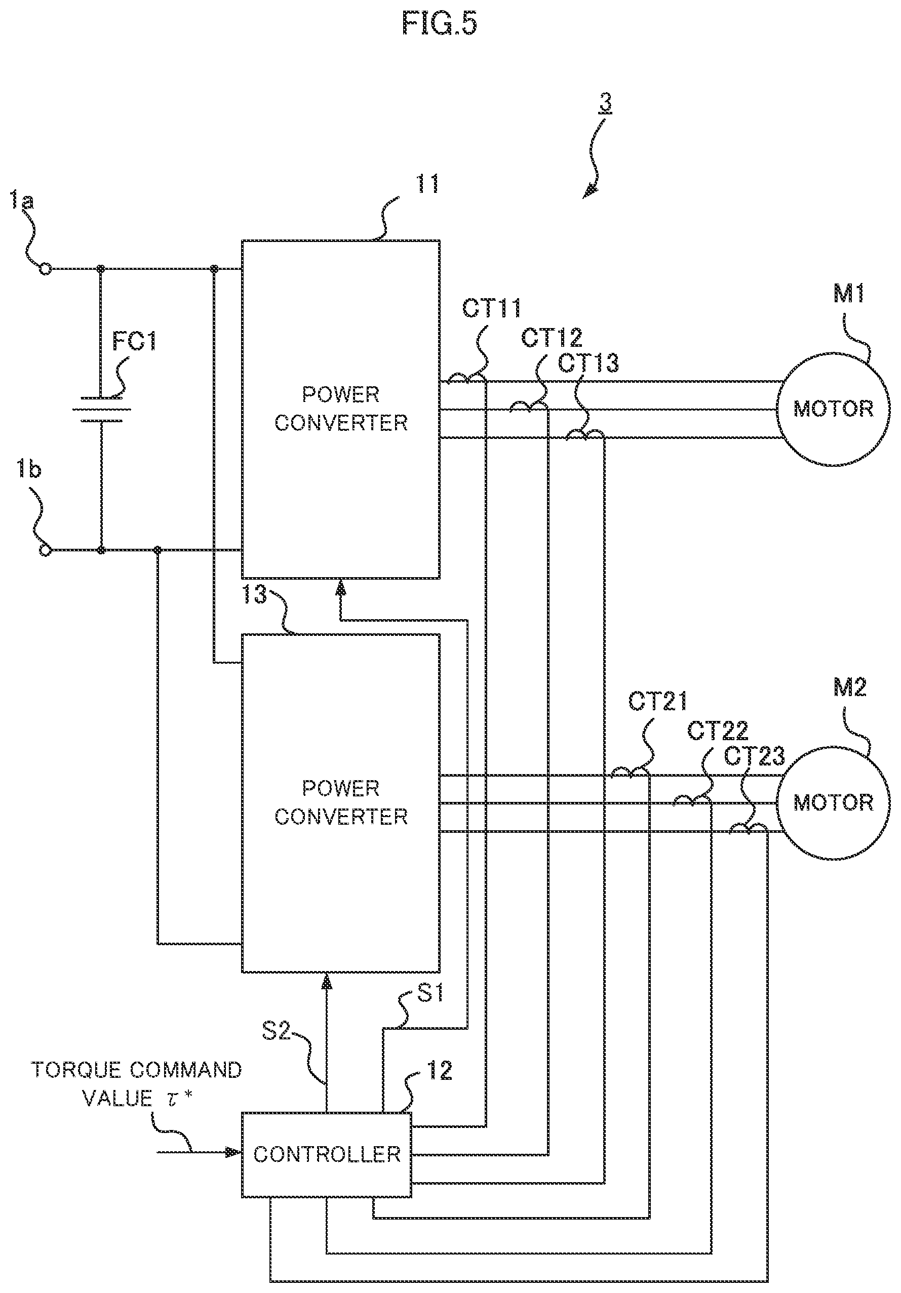Patent US12592660 Figure 5 – Driving system