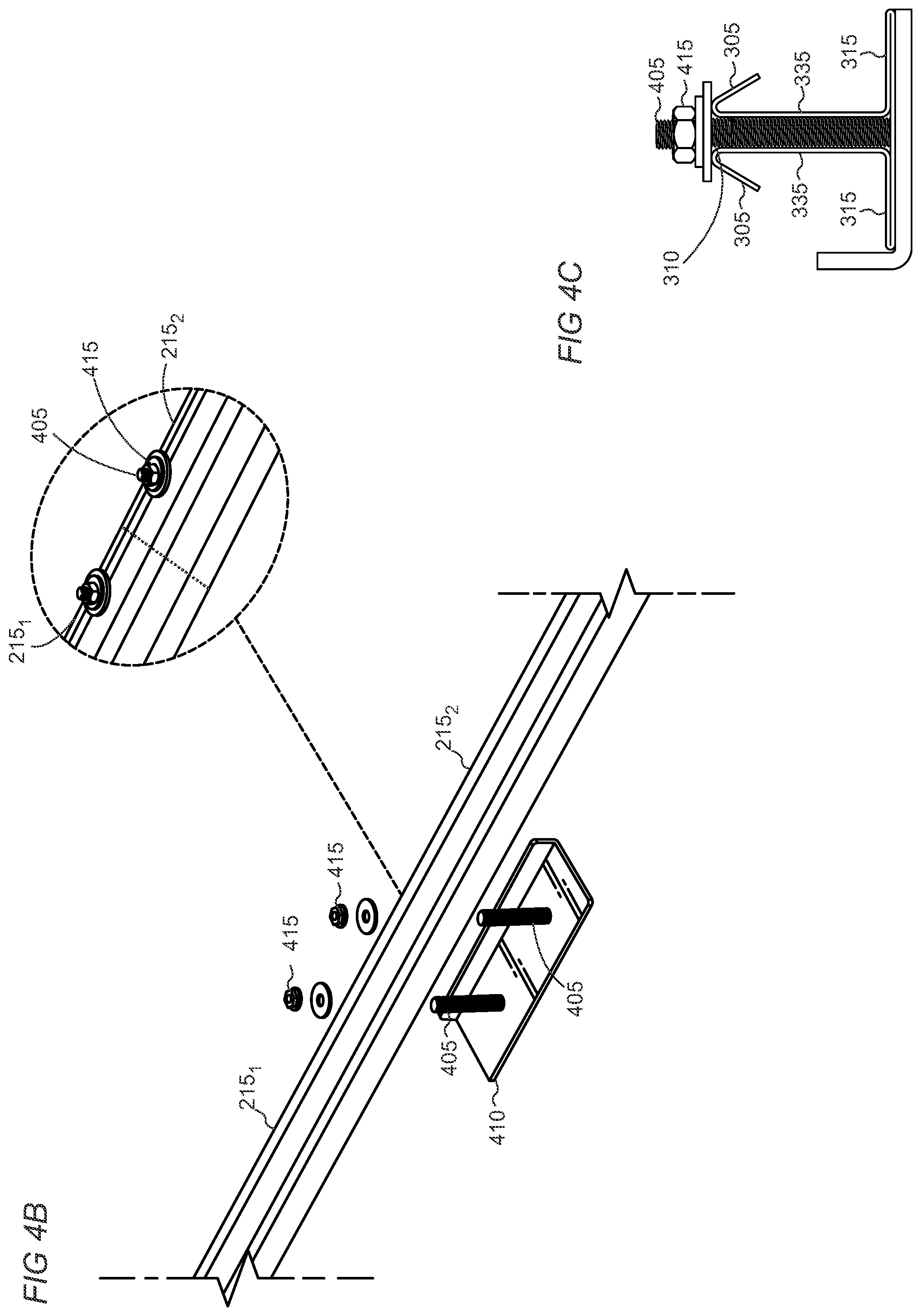 Patent US12592663 Figure 5 – Support member for a solar panel rack