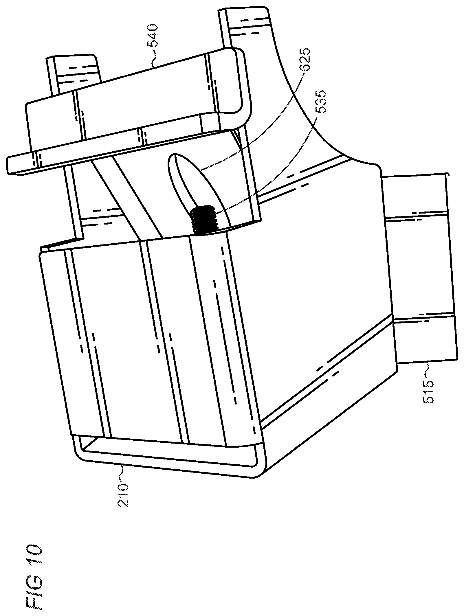 Patent US12592663 Figure 12 – Support member for a solar panel rack