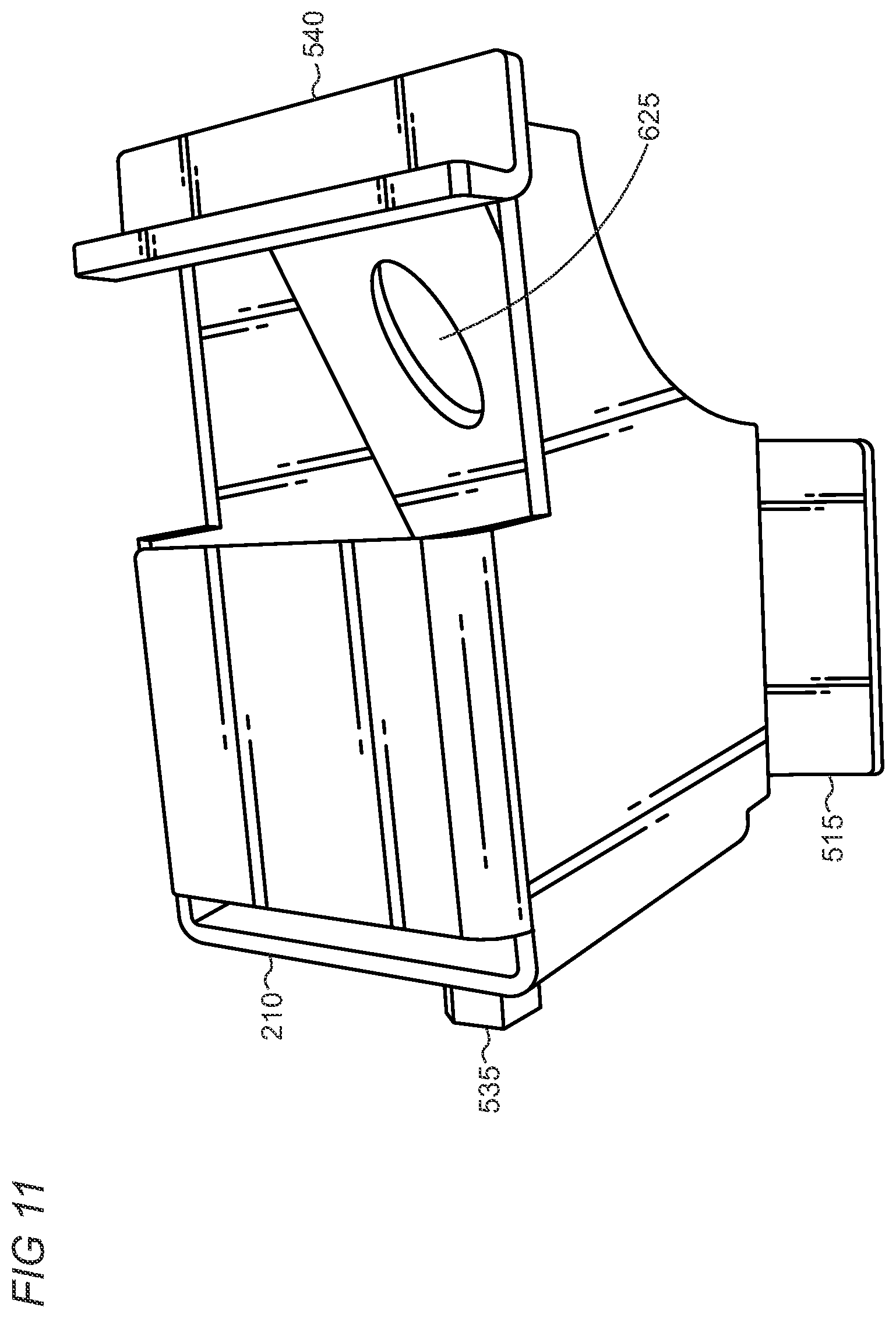 Patent US12592663 Figure 13 – Support member for a solar panel rack