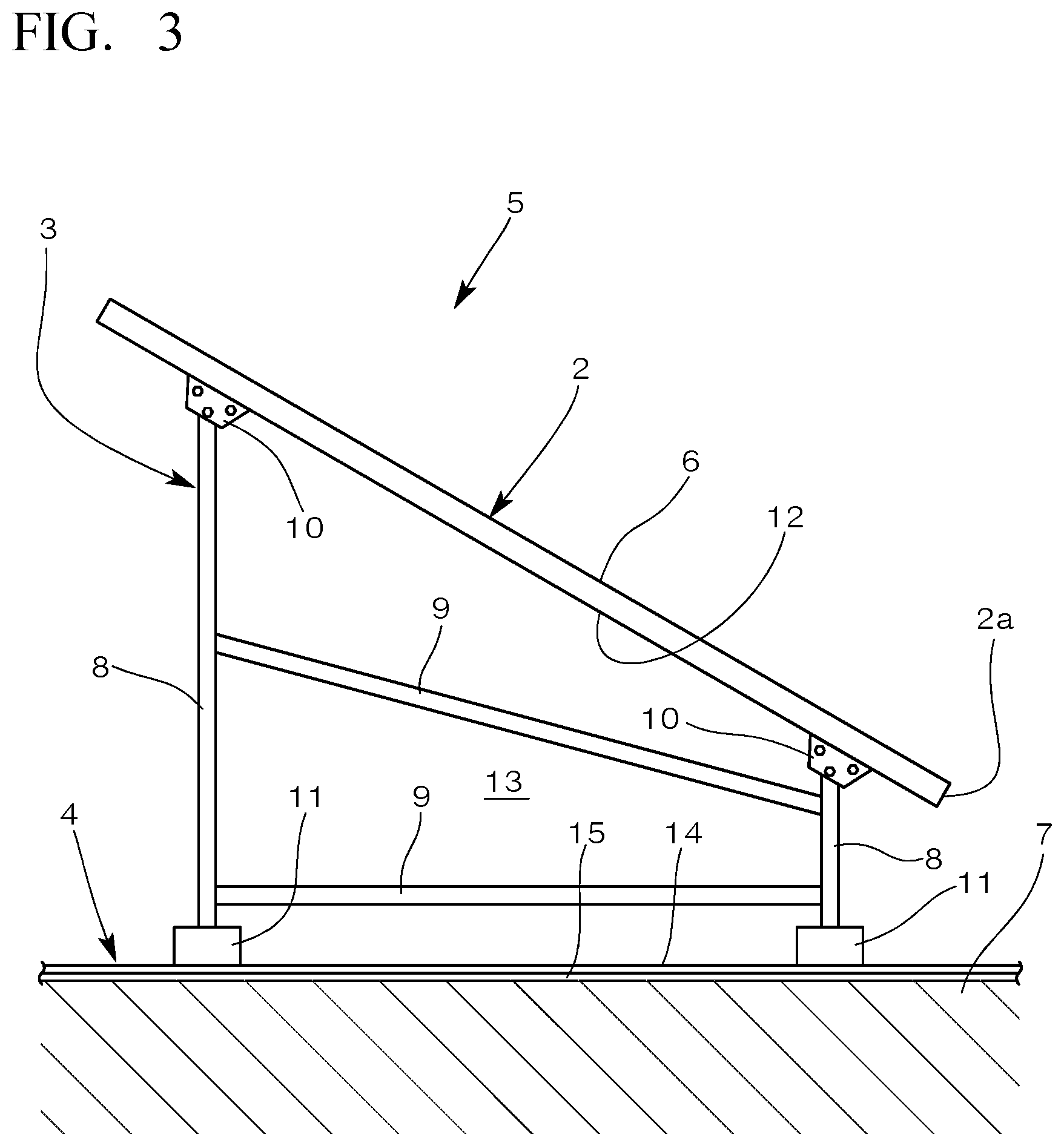 Patent US12592664 Figure 3 – Solar power generation system and reflector for solar power generation system
