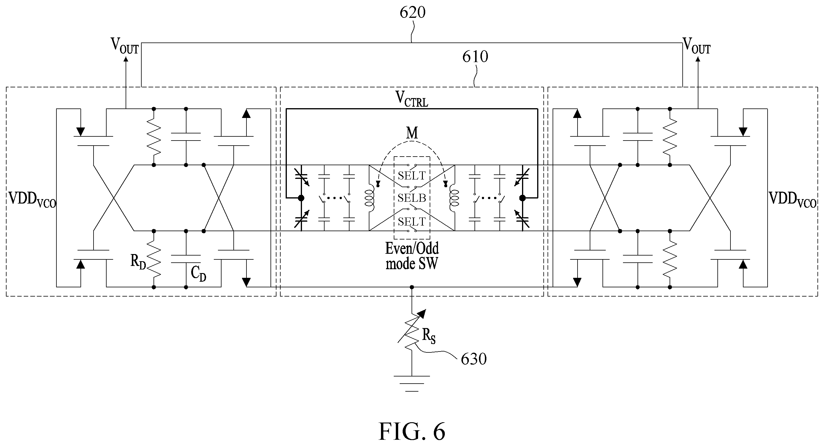 Patent US12592667 Figure 5 – Voltage-controlled oscillator