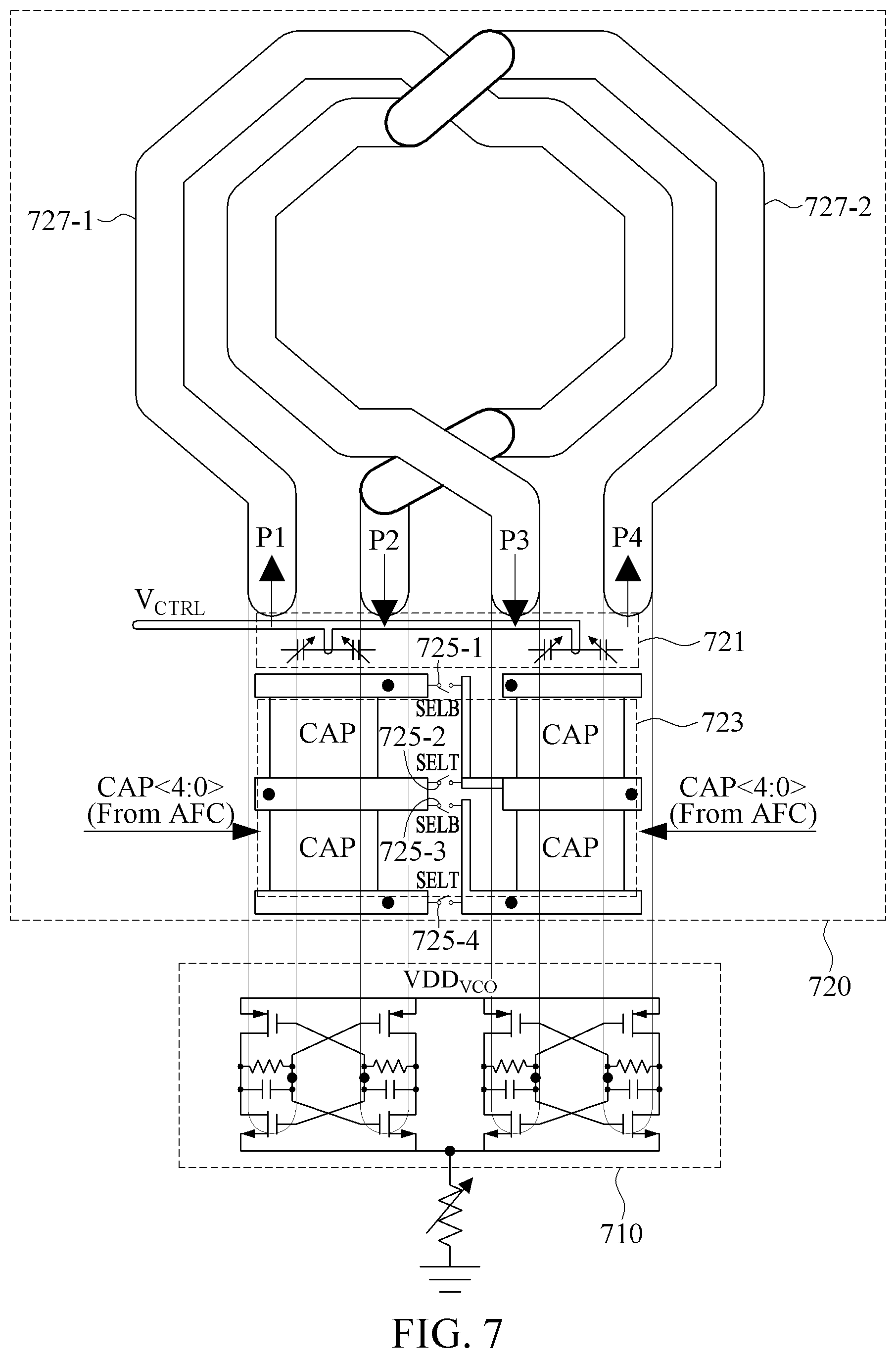 Patent US12592667 Figure 6 – Voltage-controlled oscillator