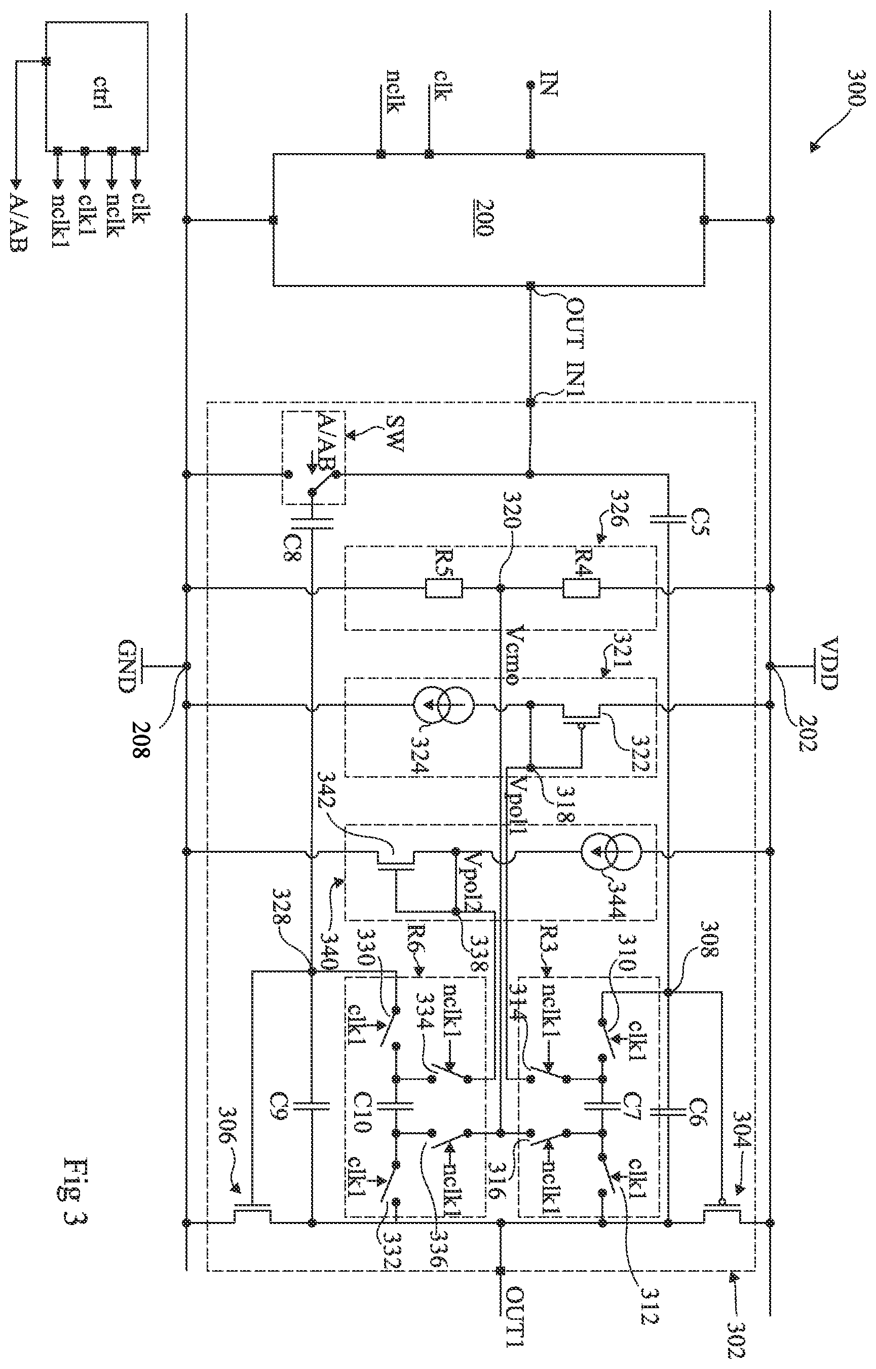 Patent US12592671 Figure 2 – Amplifier for a radio frequency receiver