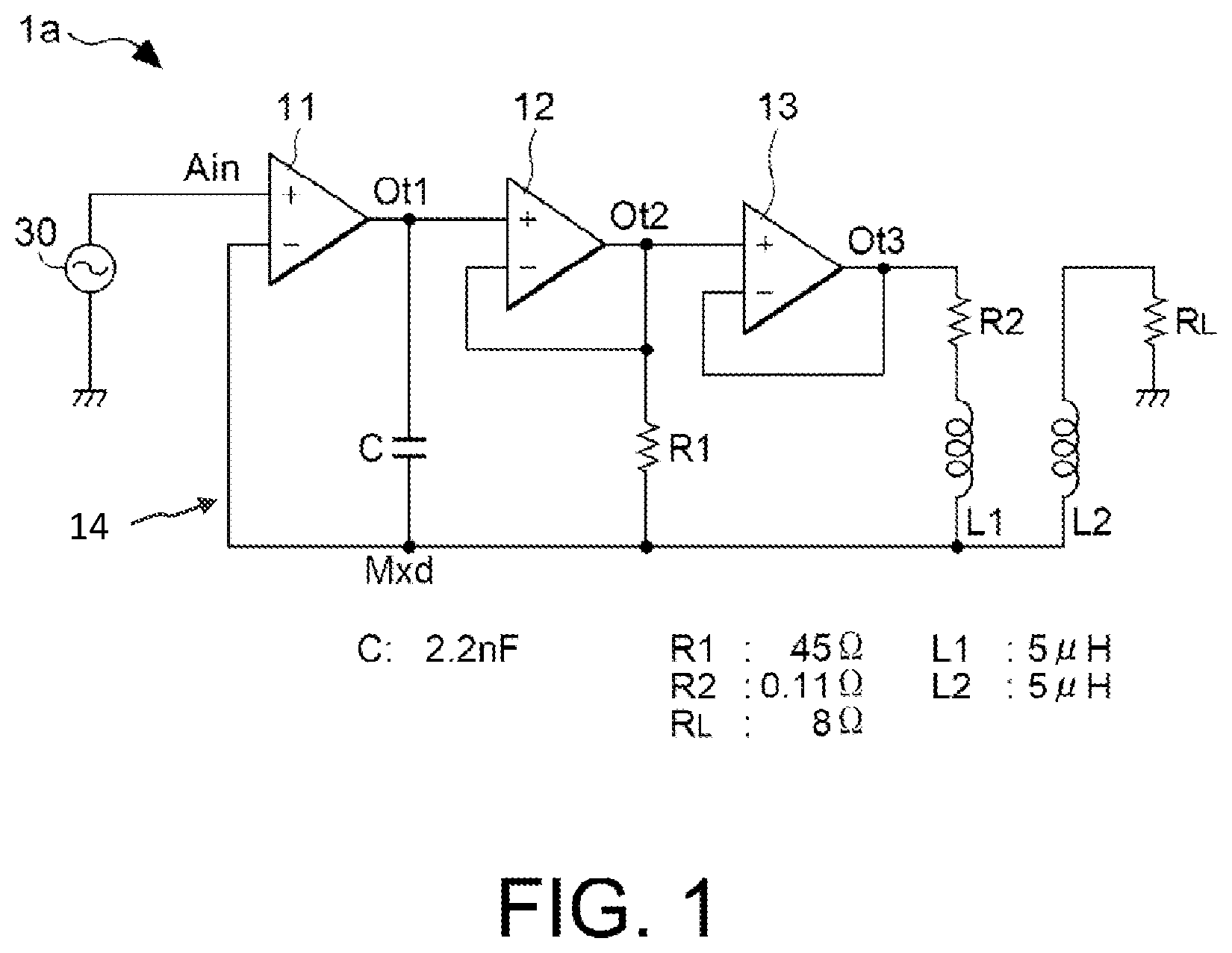 Patent US12592672 Figure 1 – Power amplifier